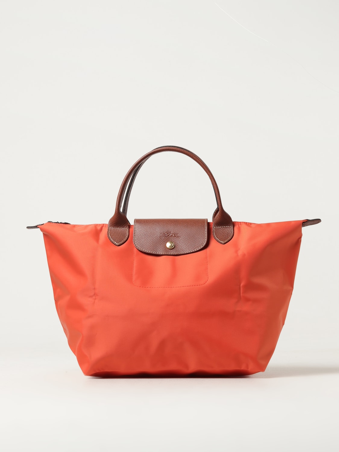 Giglio Borsa Le Pliage Longchamp in nylon riciclato e pelle