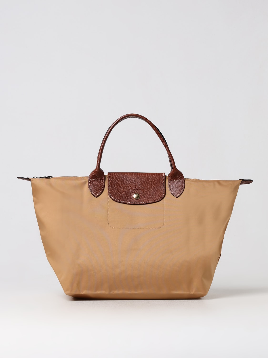 Giglio Borsa Le Pliage Longchamp in nylon riciclato e pelle