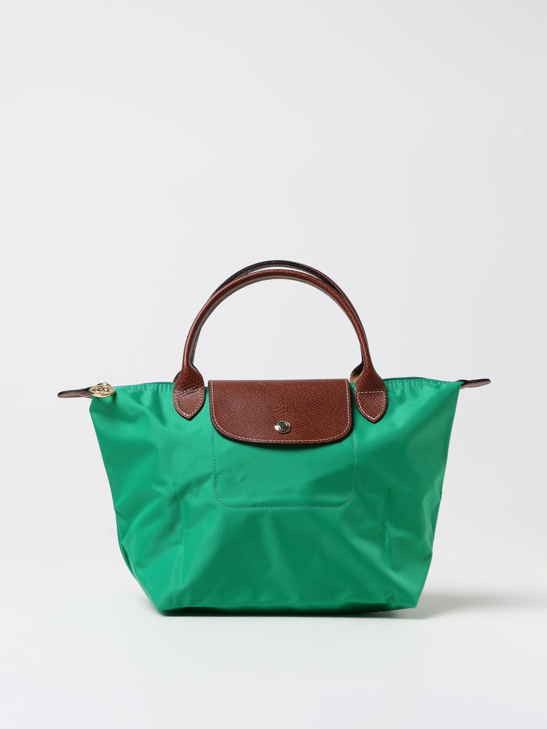 Giglio Borsa Le Pliage Original S Longchamp in nylon e pelle a grana