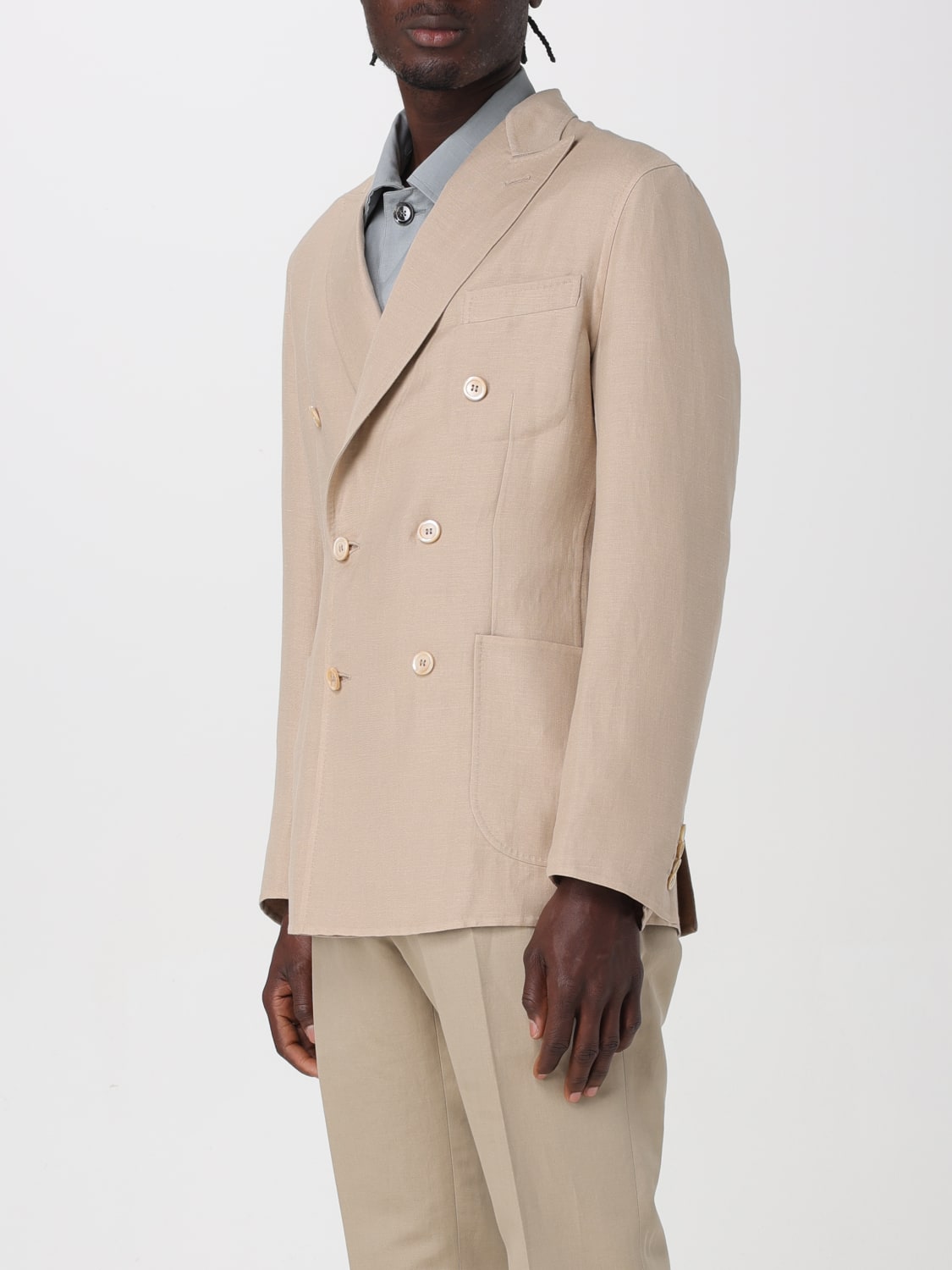 BRIONI BLAZER: Blazer men Brioni, Sand - Img 4