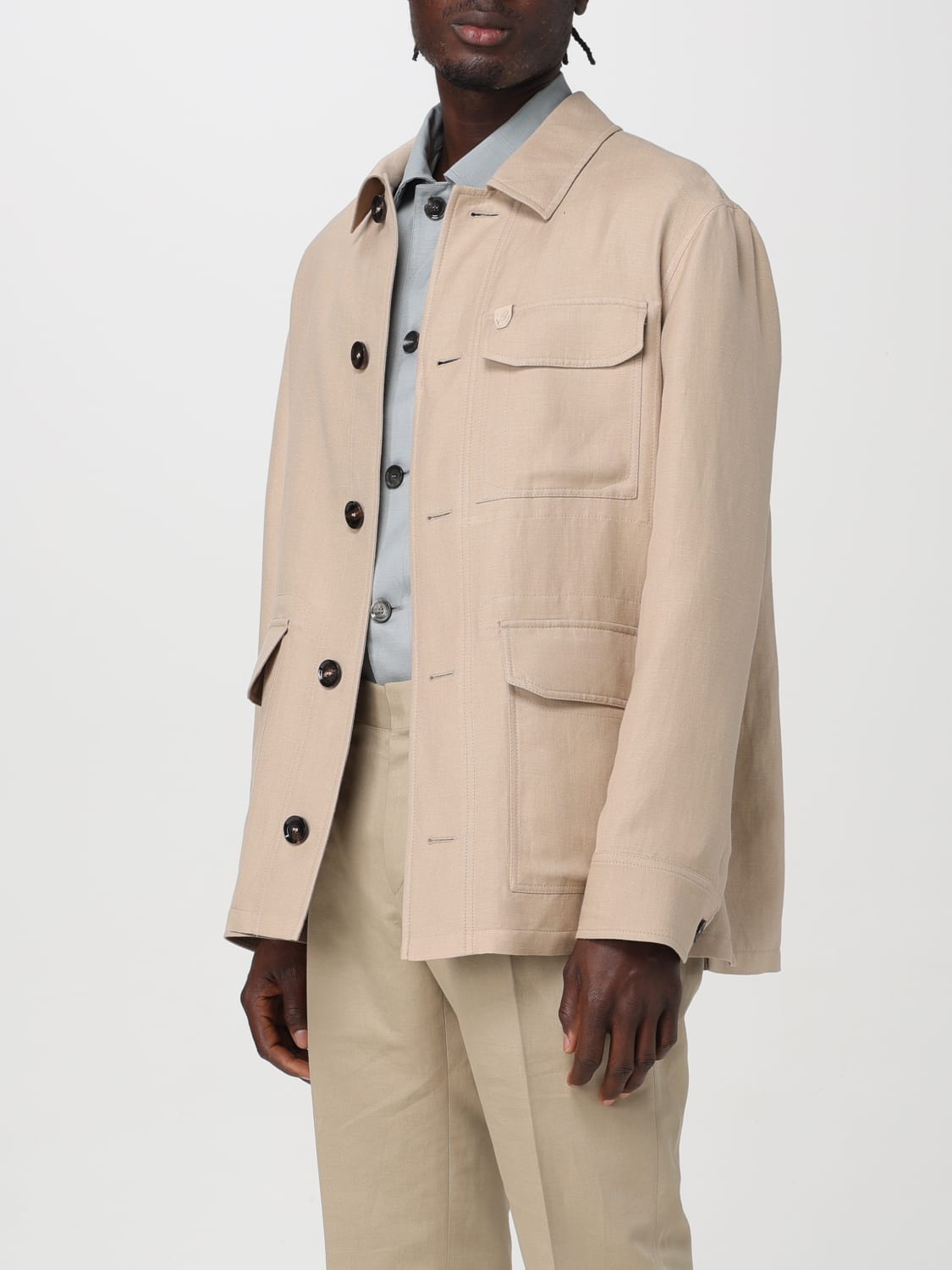 BRIONI JACKET: Jacket men Brioni, Sand - Img 4