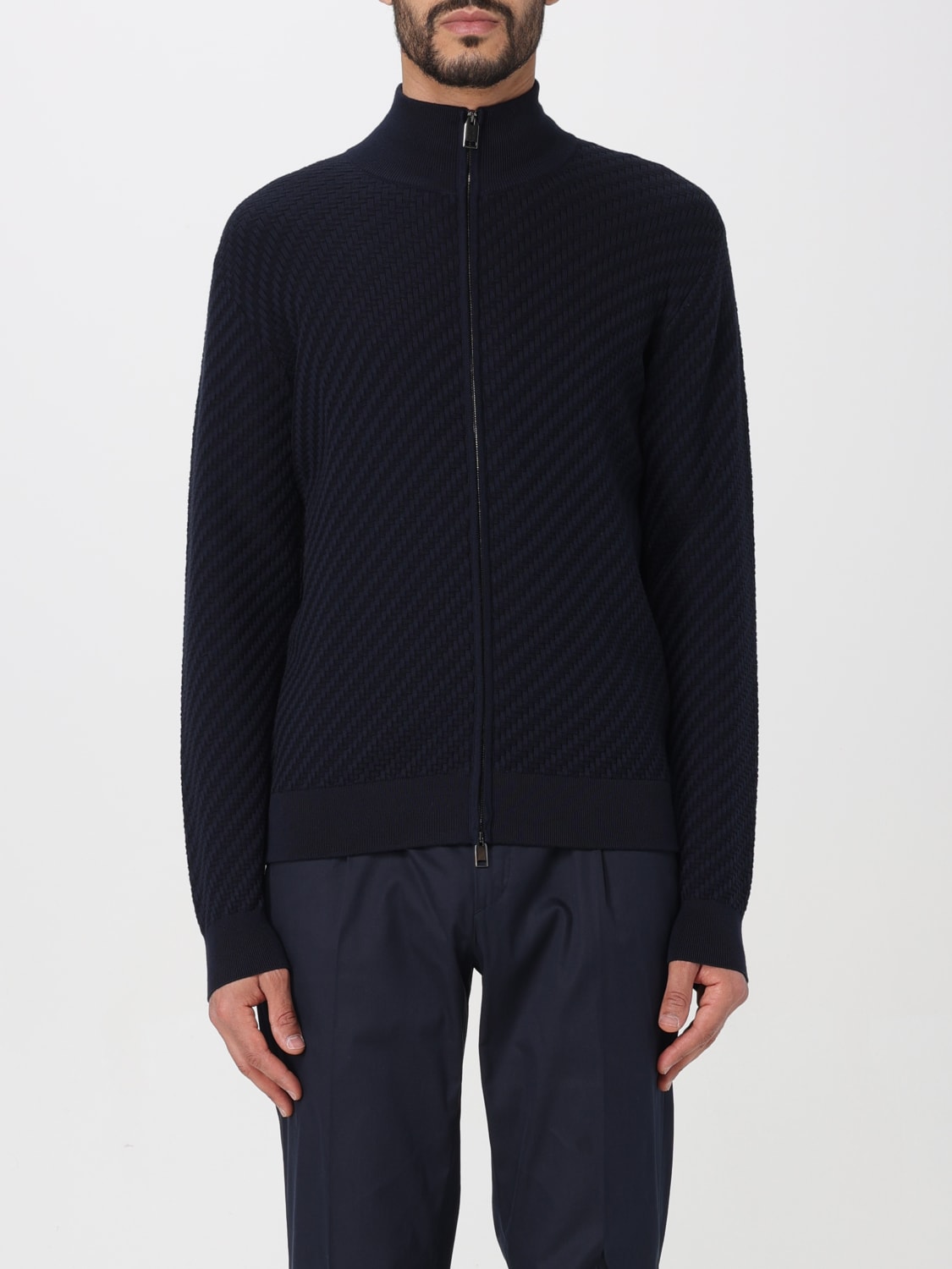 Giglio Cardigan con zip uomo brioni