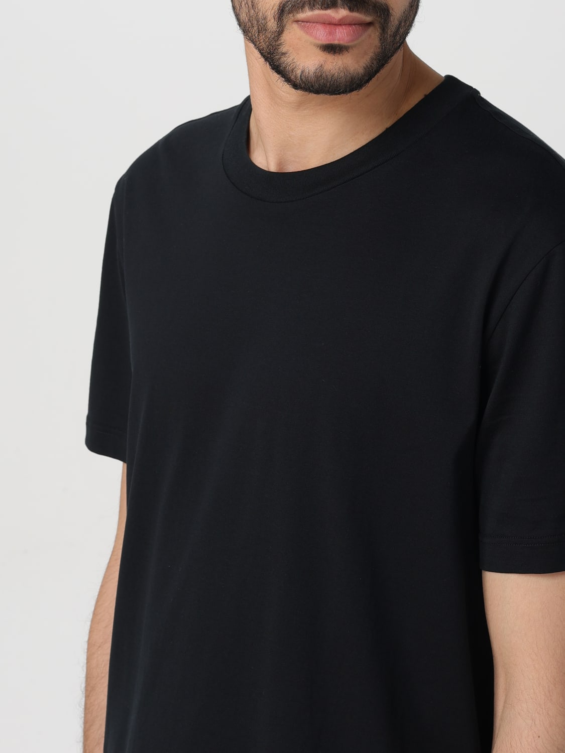 BRIONI Tシャツ: Tシャツ メンズ Brioni, ブラック - Img 3