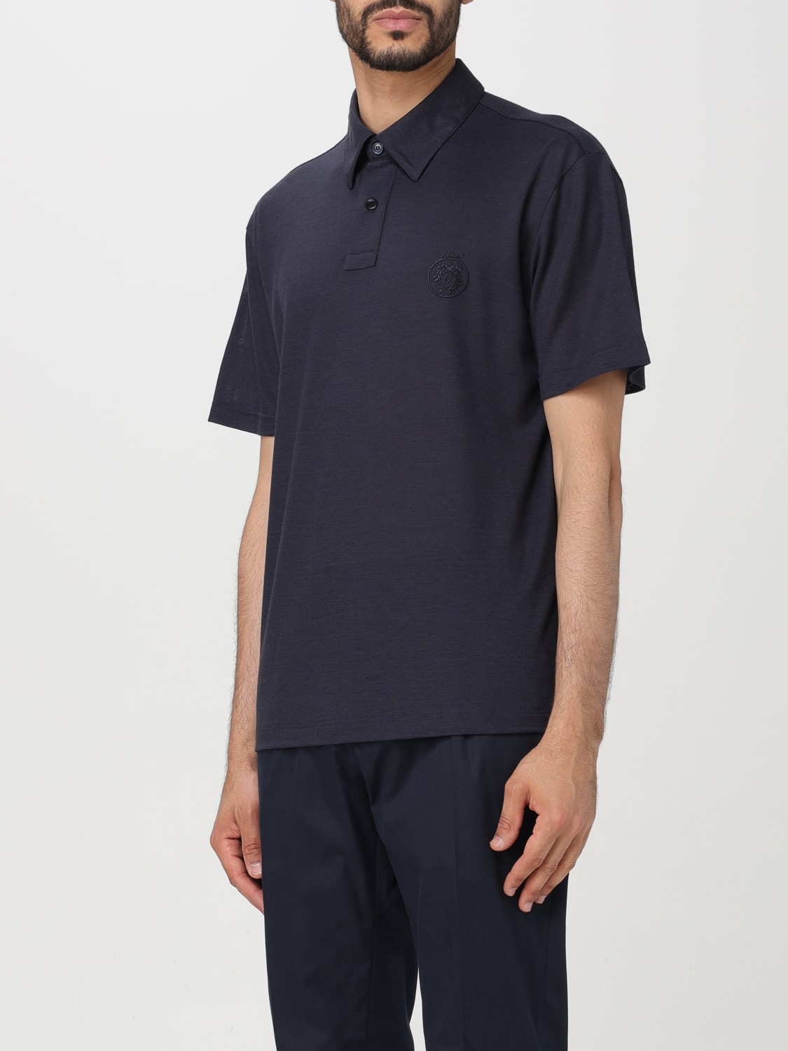 BRIONI POLO SHIRT: Sweater men Brioni, Blue - Img 4