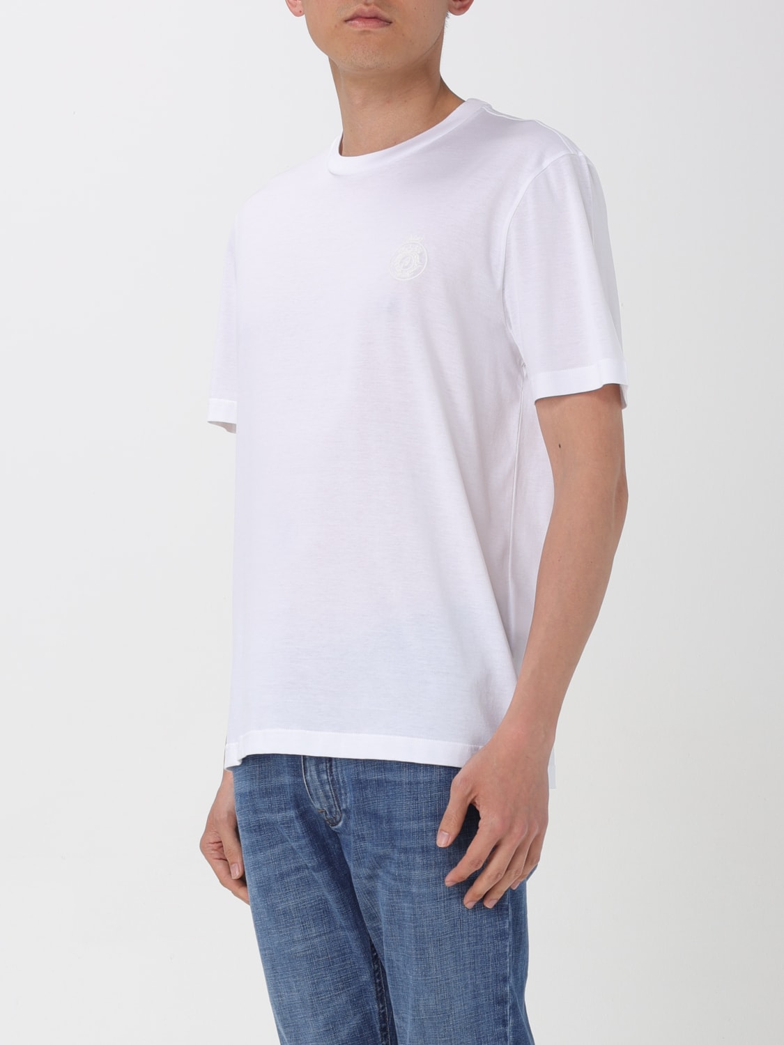 BRIONI Tシャツ: Tシャツ メンズ Brioni, イエロークリーム - Img 4