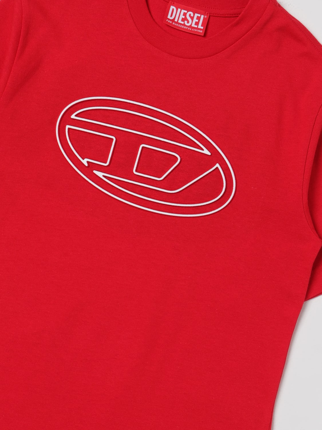 DIESEL CAMISETA: Camiseta niños Diesel, Rojo - Img 3