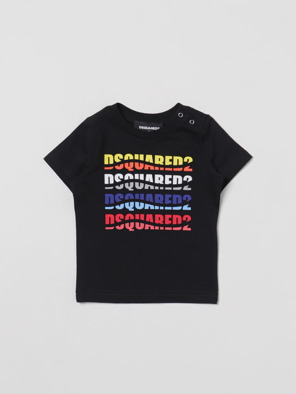 DSQUARED2 티셔츠: 티셔츠 남아 Dsquared2 Junior, 블랙 - Img 1