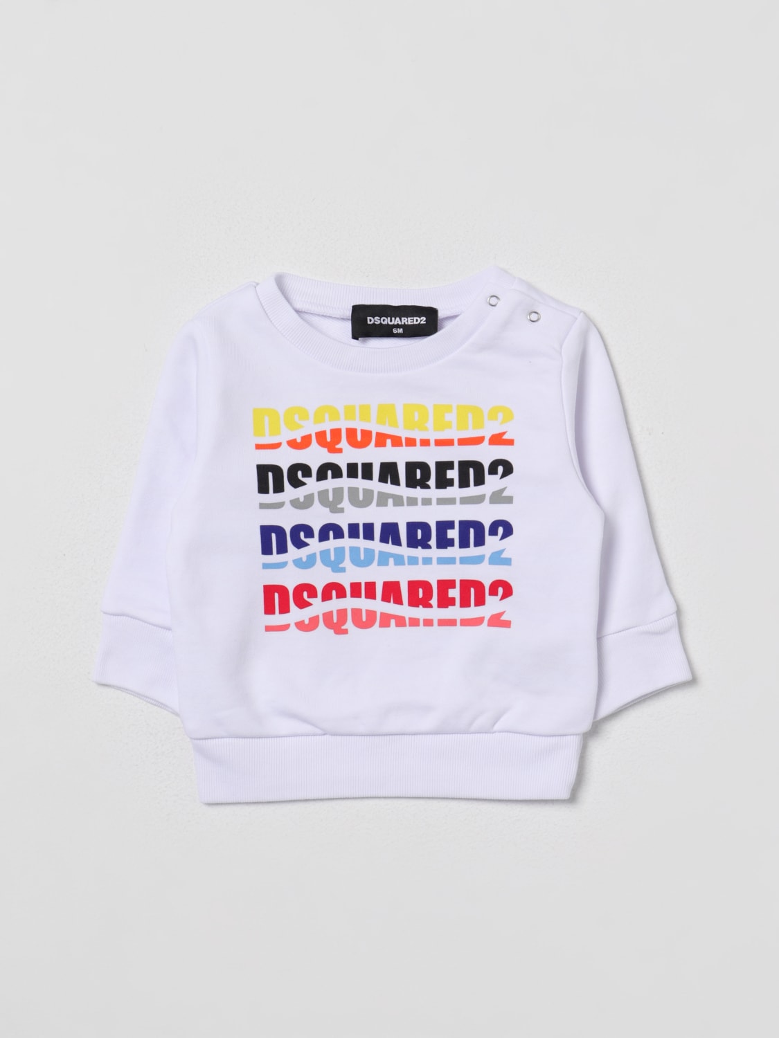 DSQUARED2 스웨터: 스웨터 남아 Dsquared2 Junior, 화이트 - Img 1