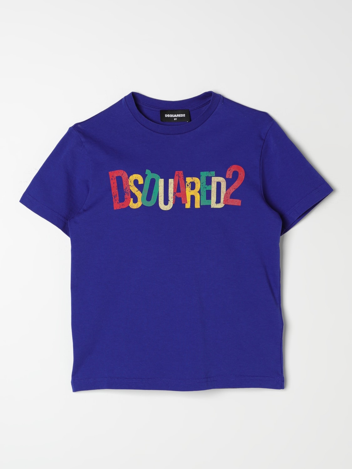 DSQUARED2 T-SHIRT: T-shirt kids Dsquared2 Junior, Blue - Img 1