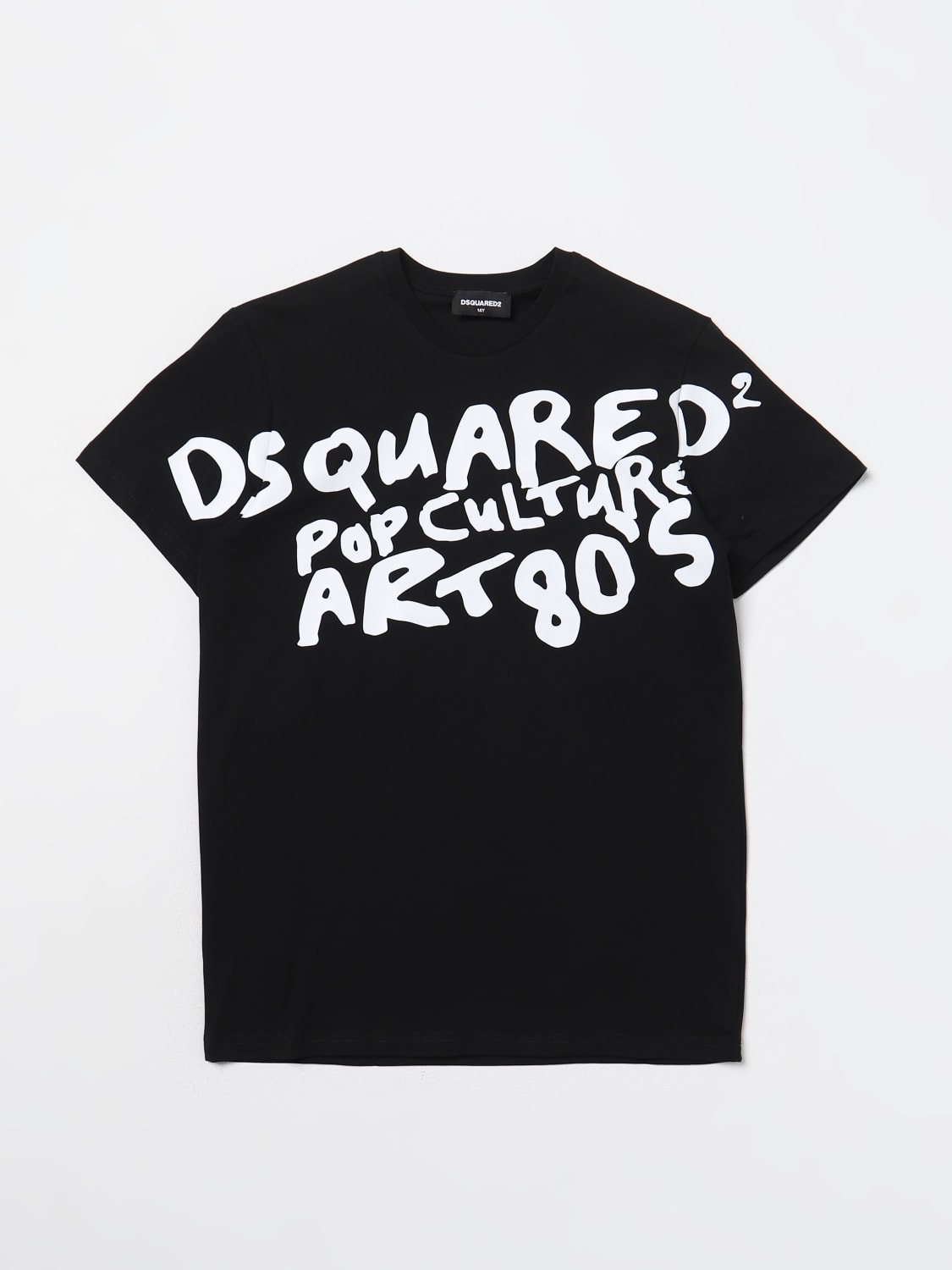 DSQUARED2 티셔츠: 티셔츠 남아 Dsquared2 Junior, 블랙 - Img 1