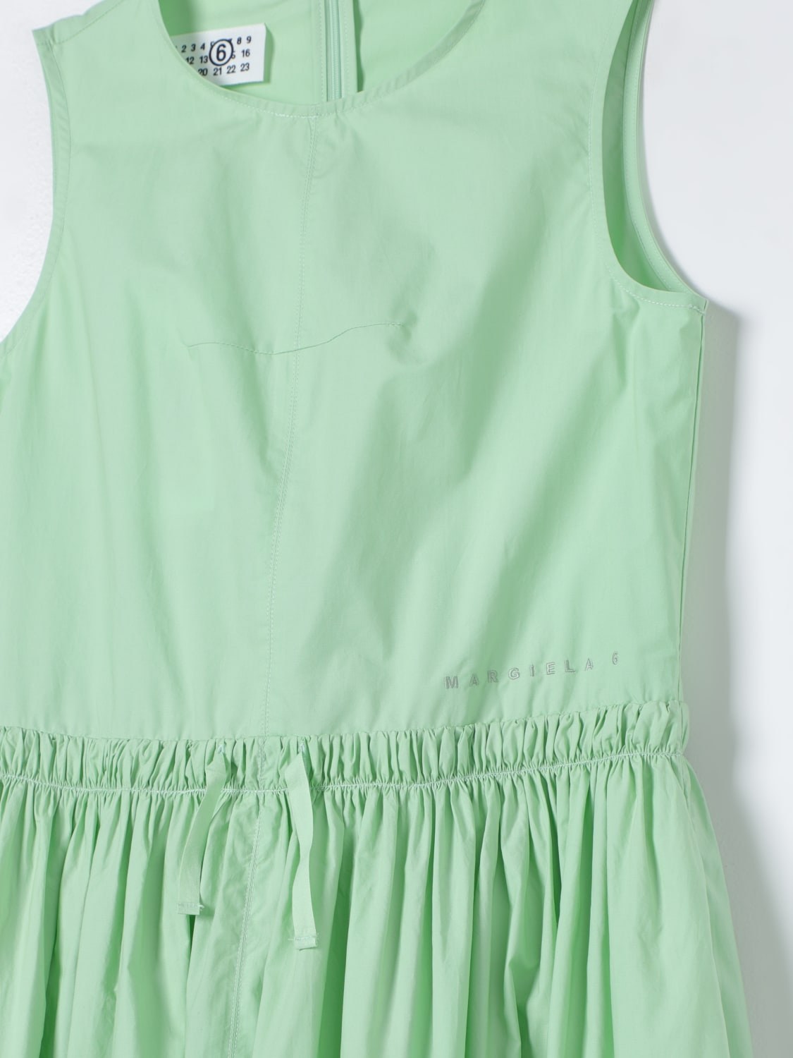 MM6 MAISON MARGIELA DRESS: Dress kids Mm6 Maison Margiela, Mint - Img 3