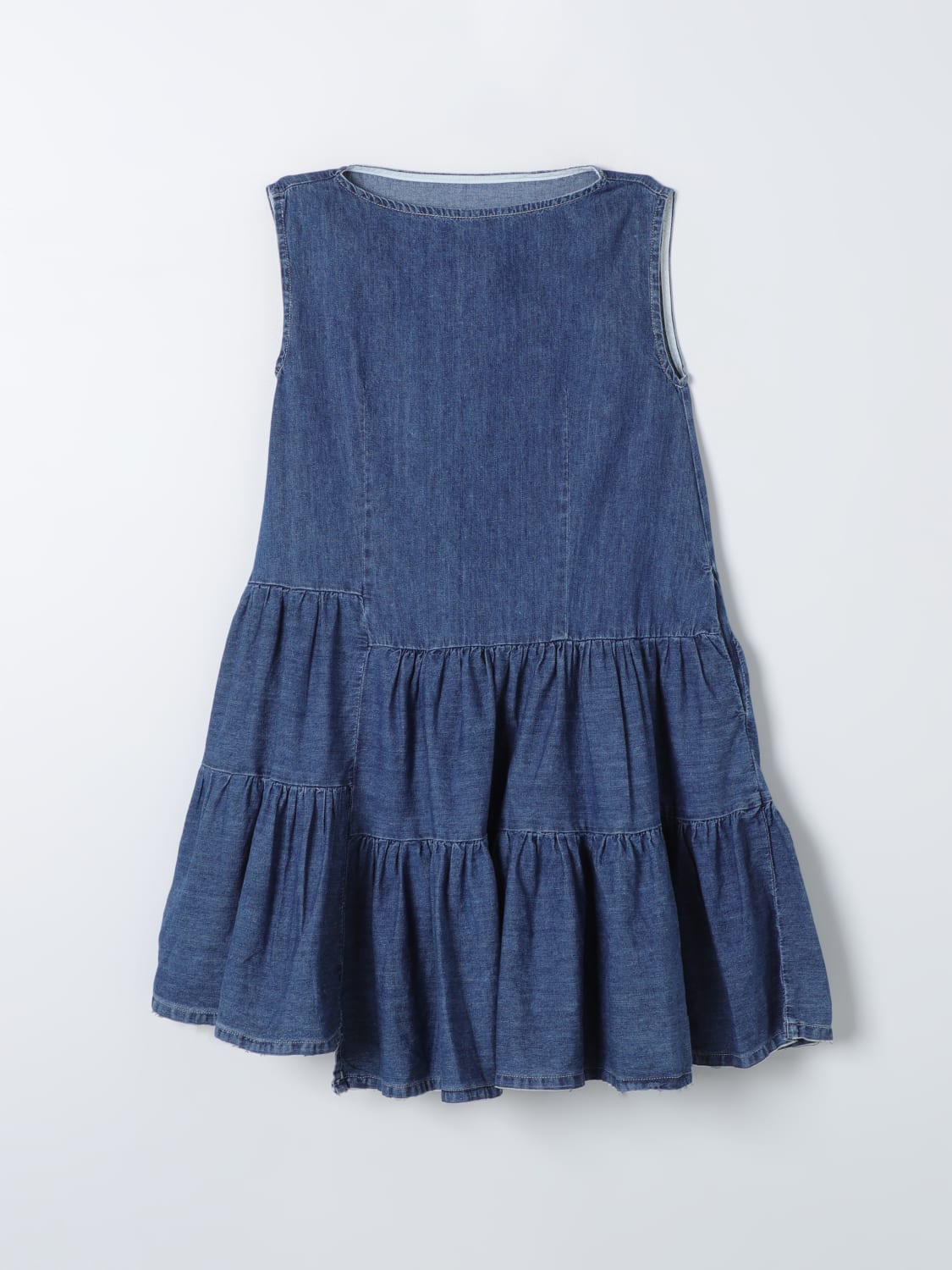 MM6 MAISON MARGIELA DRESS: Dress kids Mm6 Maison Margiela, Denim - Img 1