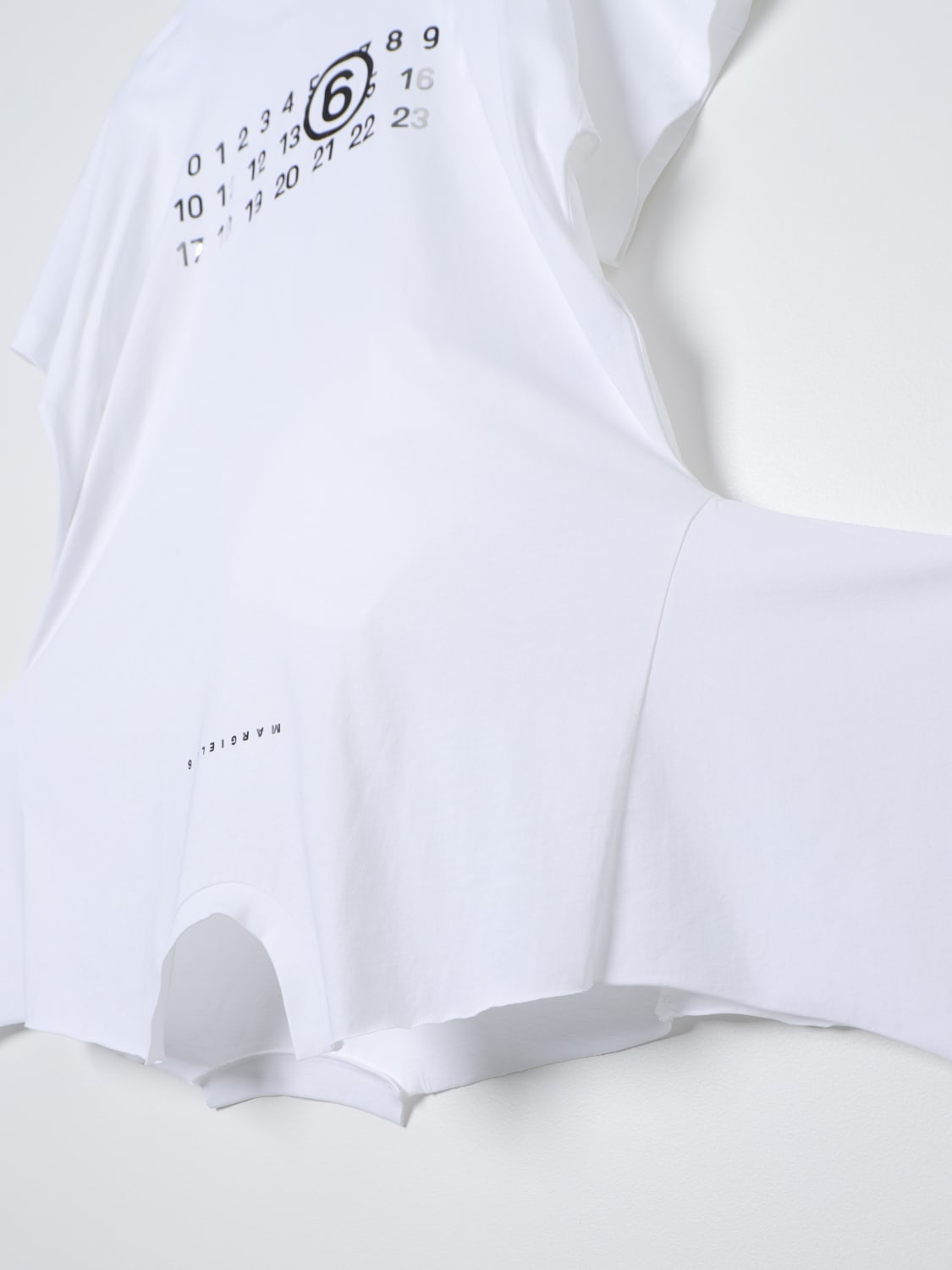 MM6 MAISON MARGIELA ABITO: Abito a t-shirt Mm6 Maison Margiela, Bianco - Img 3