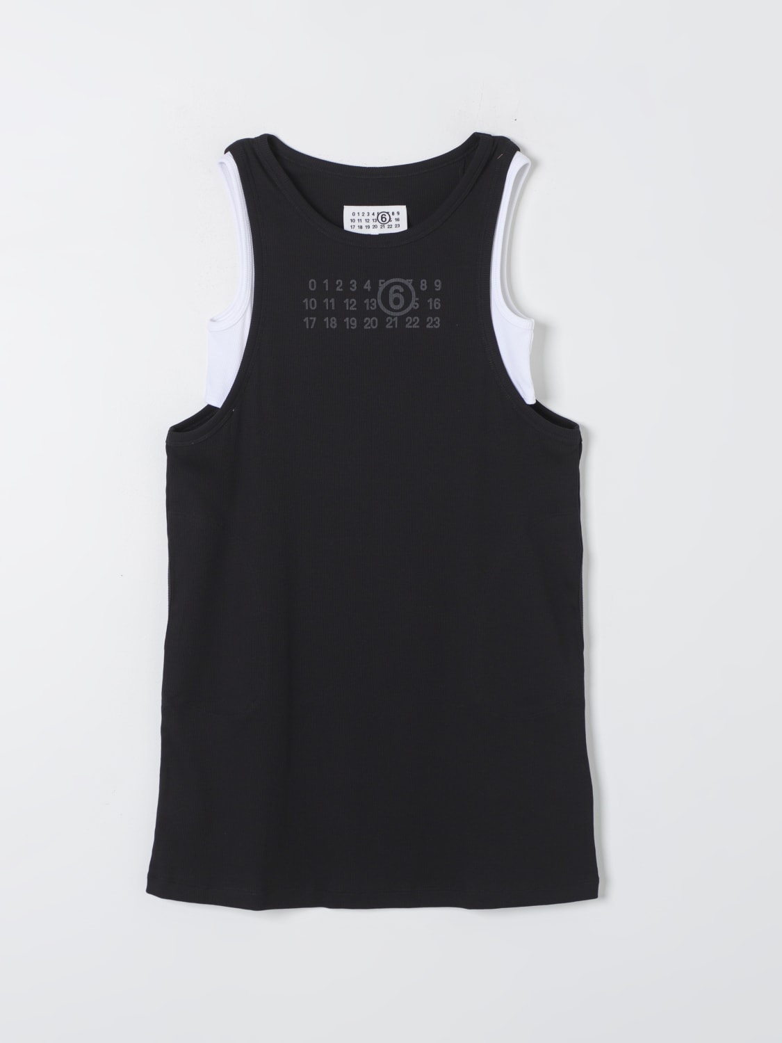 MM6 MAISON MARGIELA 드레스: 드레스 남아 Mm6 Maison Margiela, 블랙 - Img 1