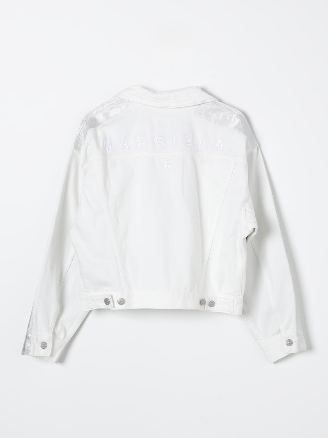 MM6 MAISON MARGIELA 재킷: 재킷 남아 Mm6 Maison Margiela, 화이트 - Img 2