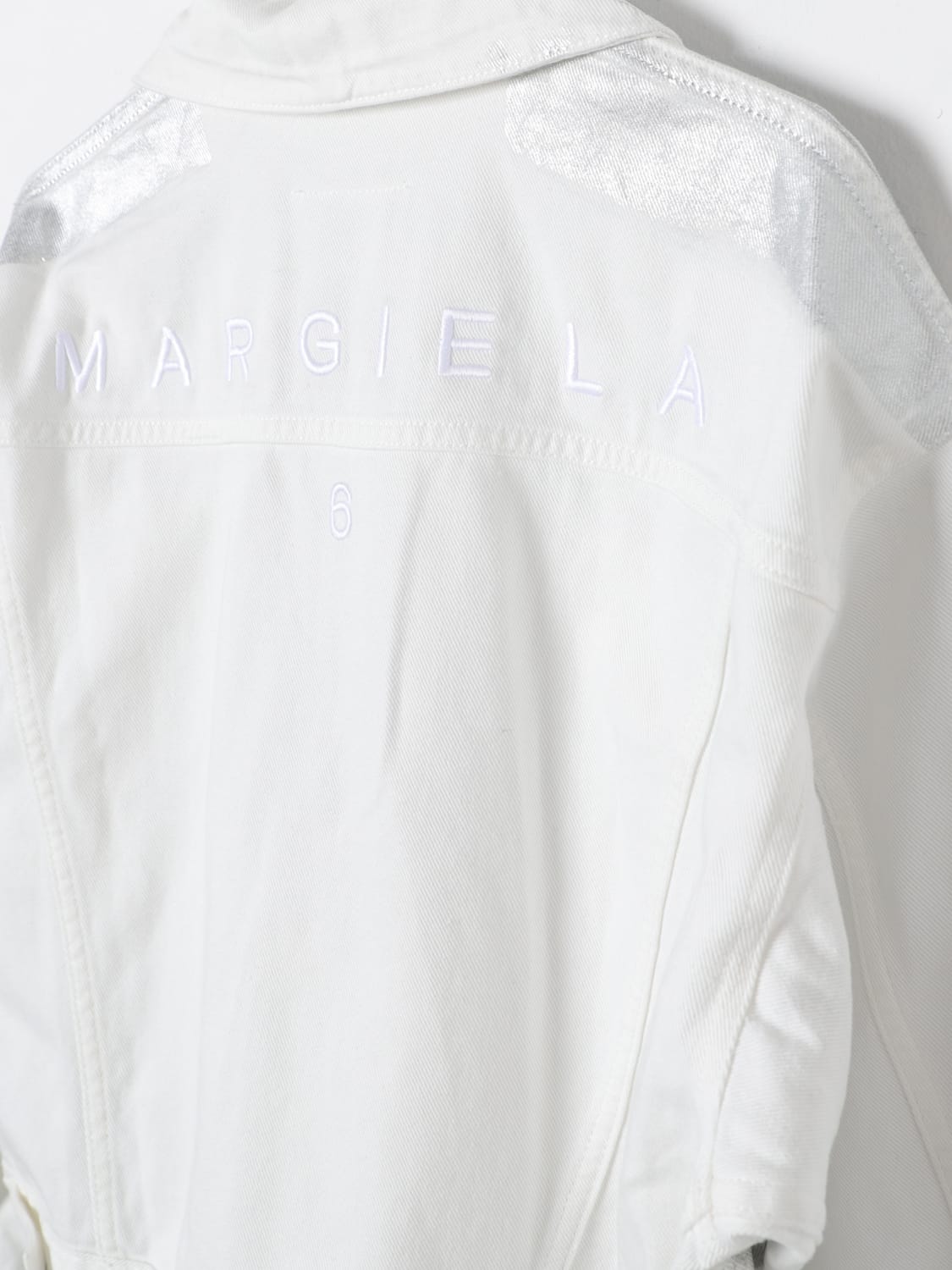 MM6 MAISON MARGIELA 재킷: 재킷 남아 Mm6 Maison Margiela, 화이트 - Img 3