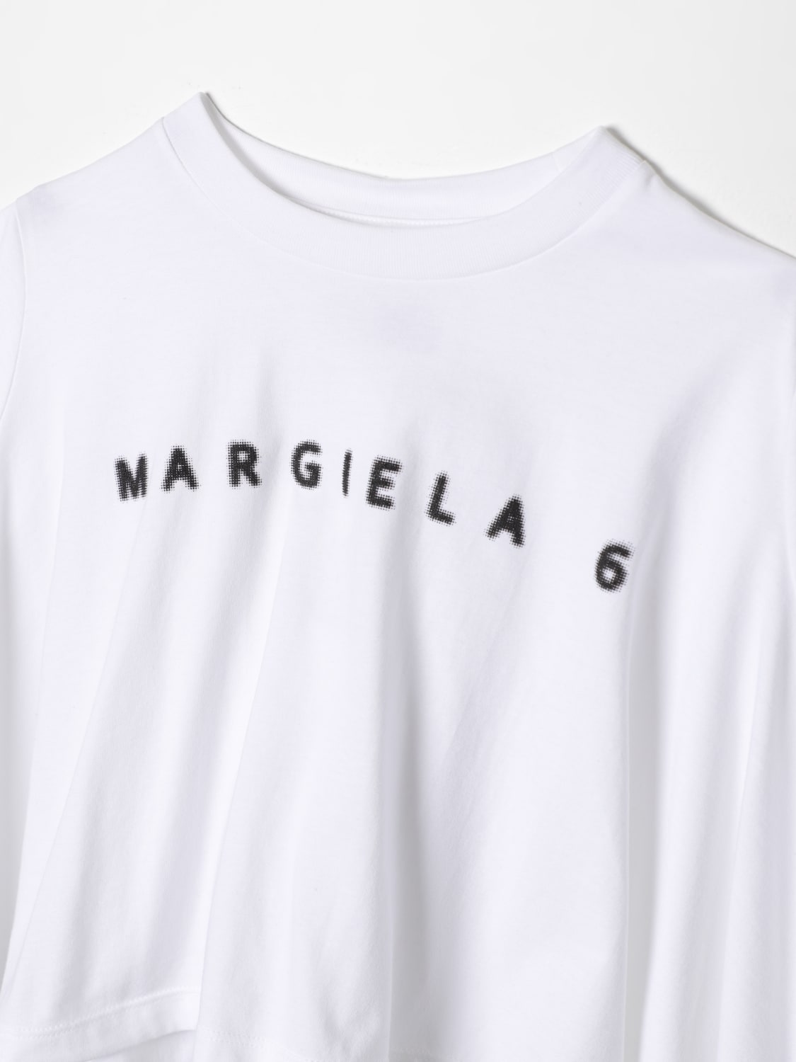 MM6 MAISON MARGIELA：Tシャツ ボーイ - ホワイト | GIGLIO.COM ...