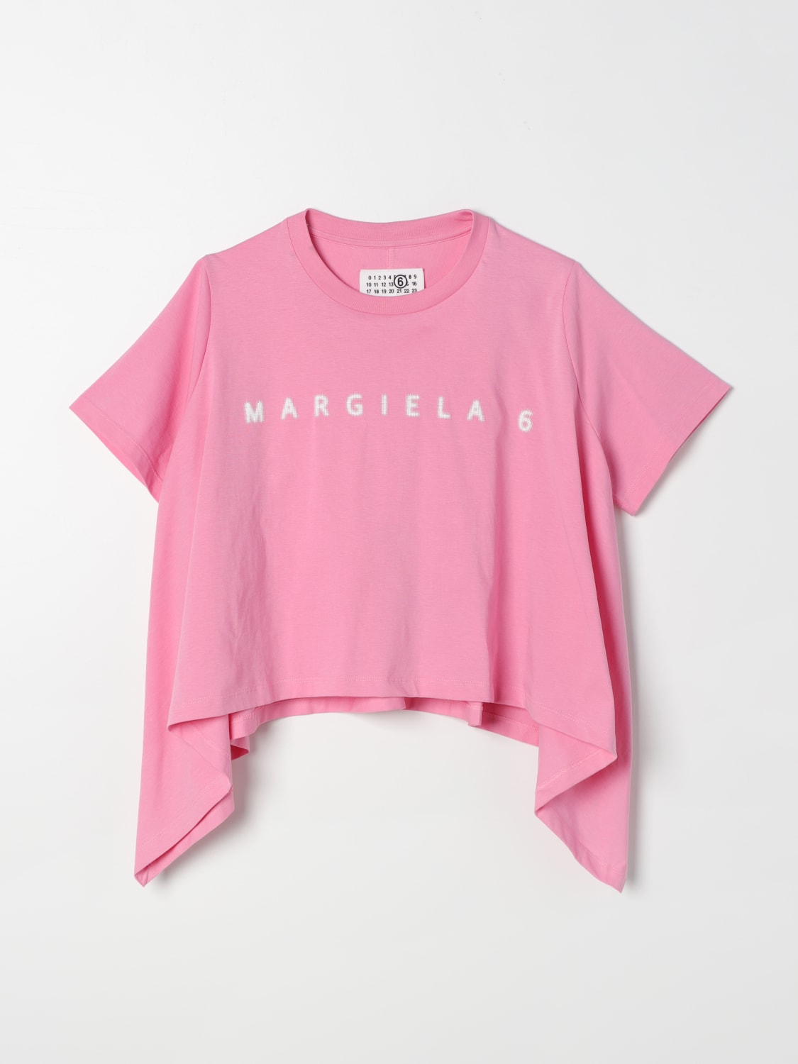 MM6 MAISON MARGIELA T-SHIRT: T-shirt kinder Mm6 Maison Margiela, Pink - Img 1