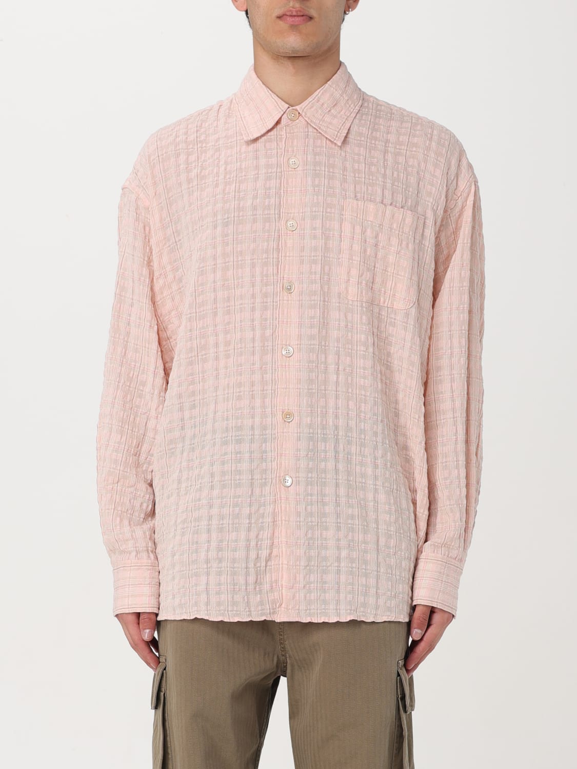 OUR LEGACY: Shirt men - Cream | Our Legacy shirt M2242BP online at ...