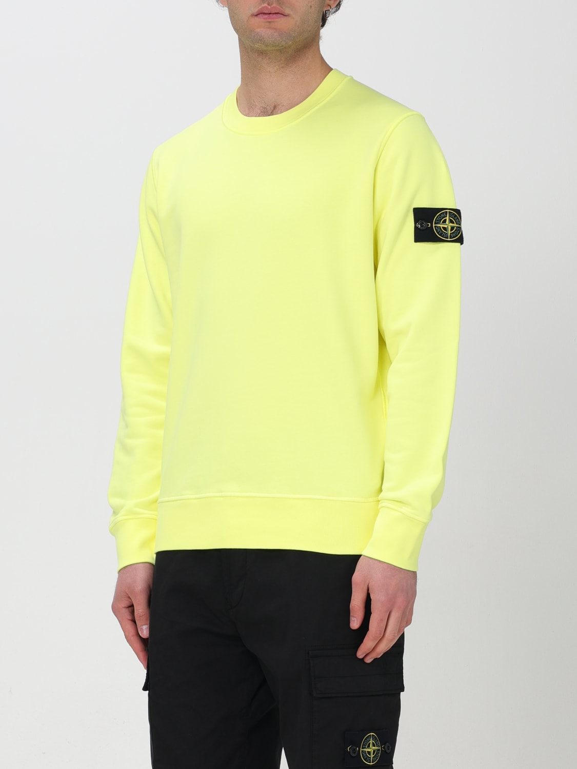 Stone Islandアウトレット：スウェットシャツ メンズ - イエロー | GIGLIO.COMオンラインのStone Island スウェットシャツ  63051