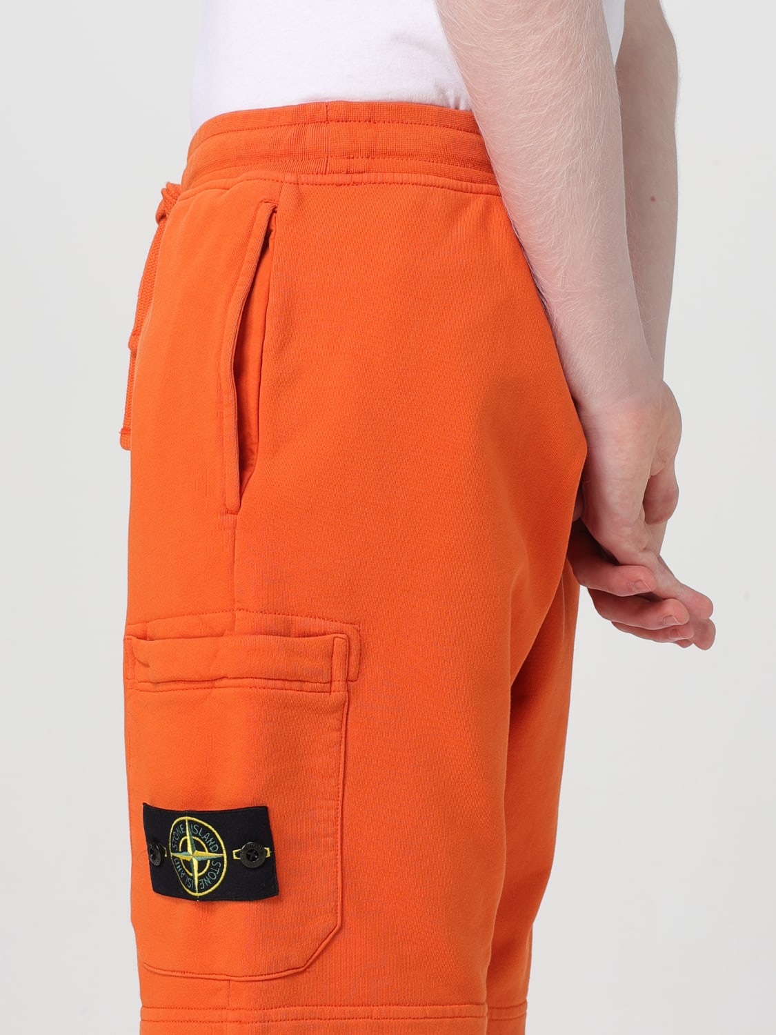 STONE ISLAND SHORT: Short men Stone Island, Orange - Img 4