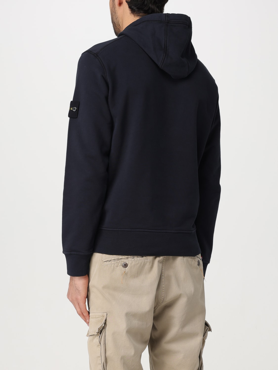 STONE ISLAND SWEATSHIRT: Sweatshirt men Stone Island, Blue - Img 3