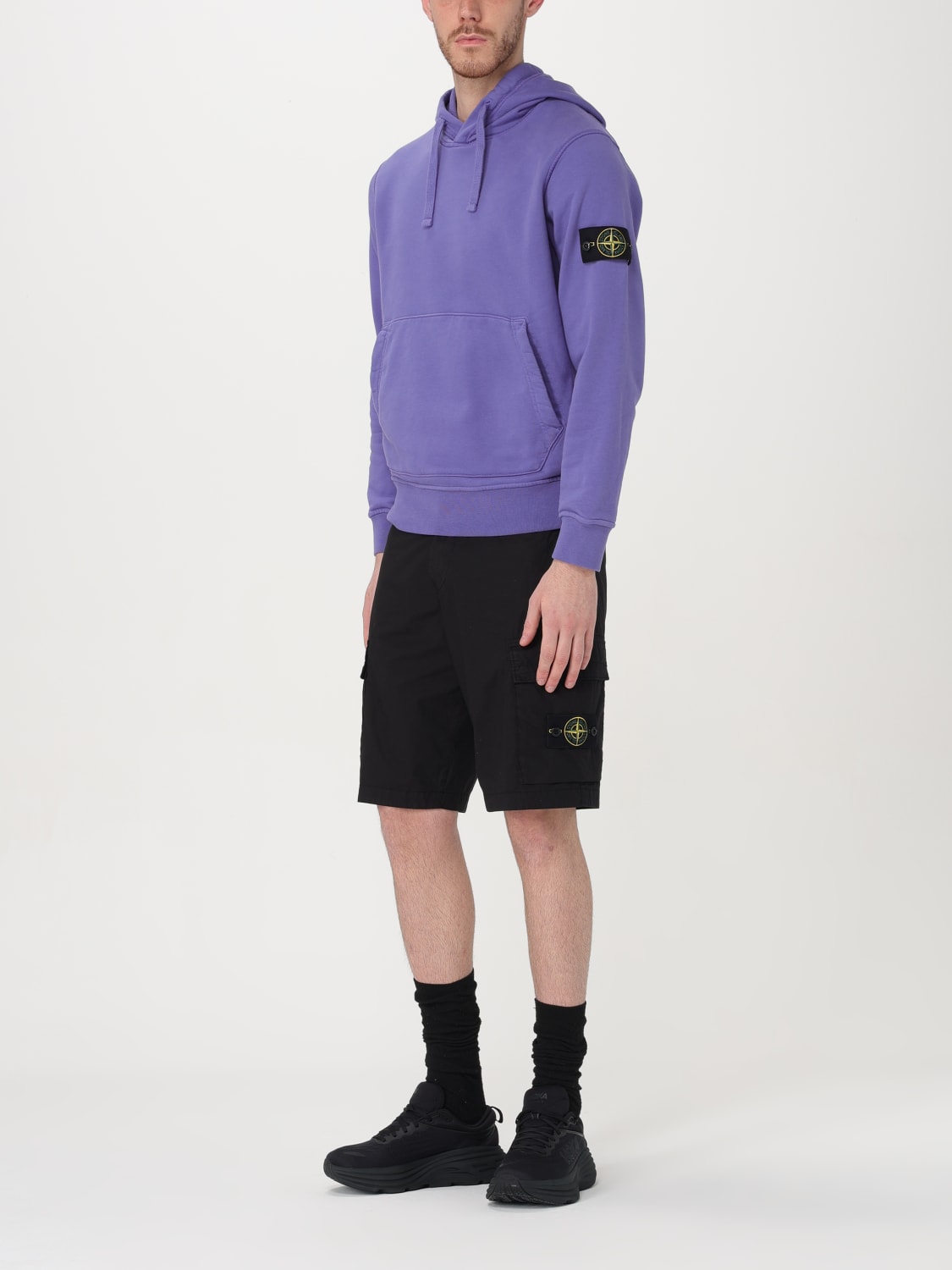 STONE ISLAND SWEATSHIRT: Sweatshirt herren Stone Island, Violett - Img 2