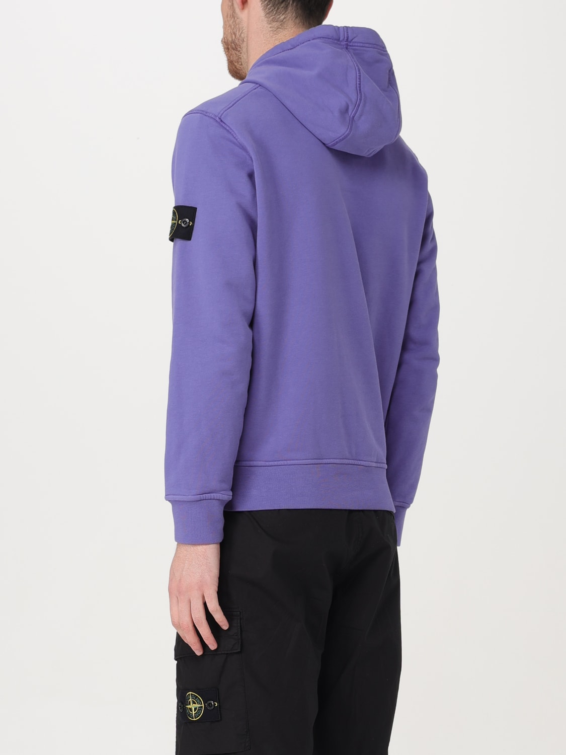 STONE ISLAND SWEATSHIRT: Sweatshirt herren Stone Island, Violett - Img 3