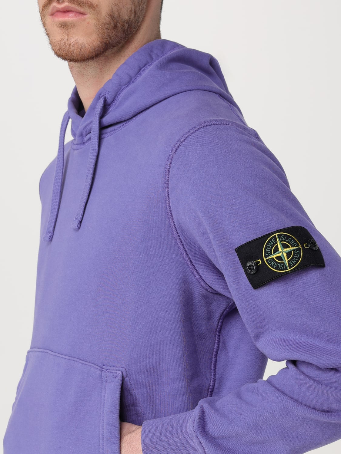 STONE ISLAND SWEATSHIRT: Sweatshirt herren Stone Island, Violett - Img 5