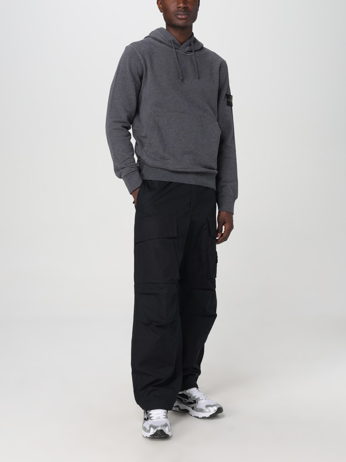 STONE ISLAND SWEATSHIRT: Sweatshirt men Stone Island, Grey - Img 2