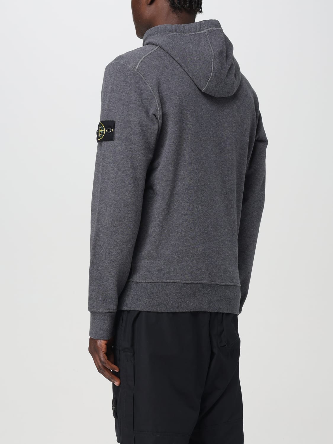 STONE ISLAND SWEATSHIRT: Sweatshirt men Stone Island, Grey - Img 3