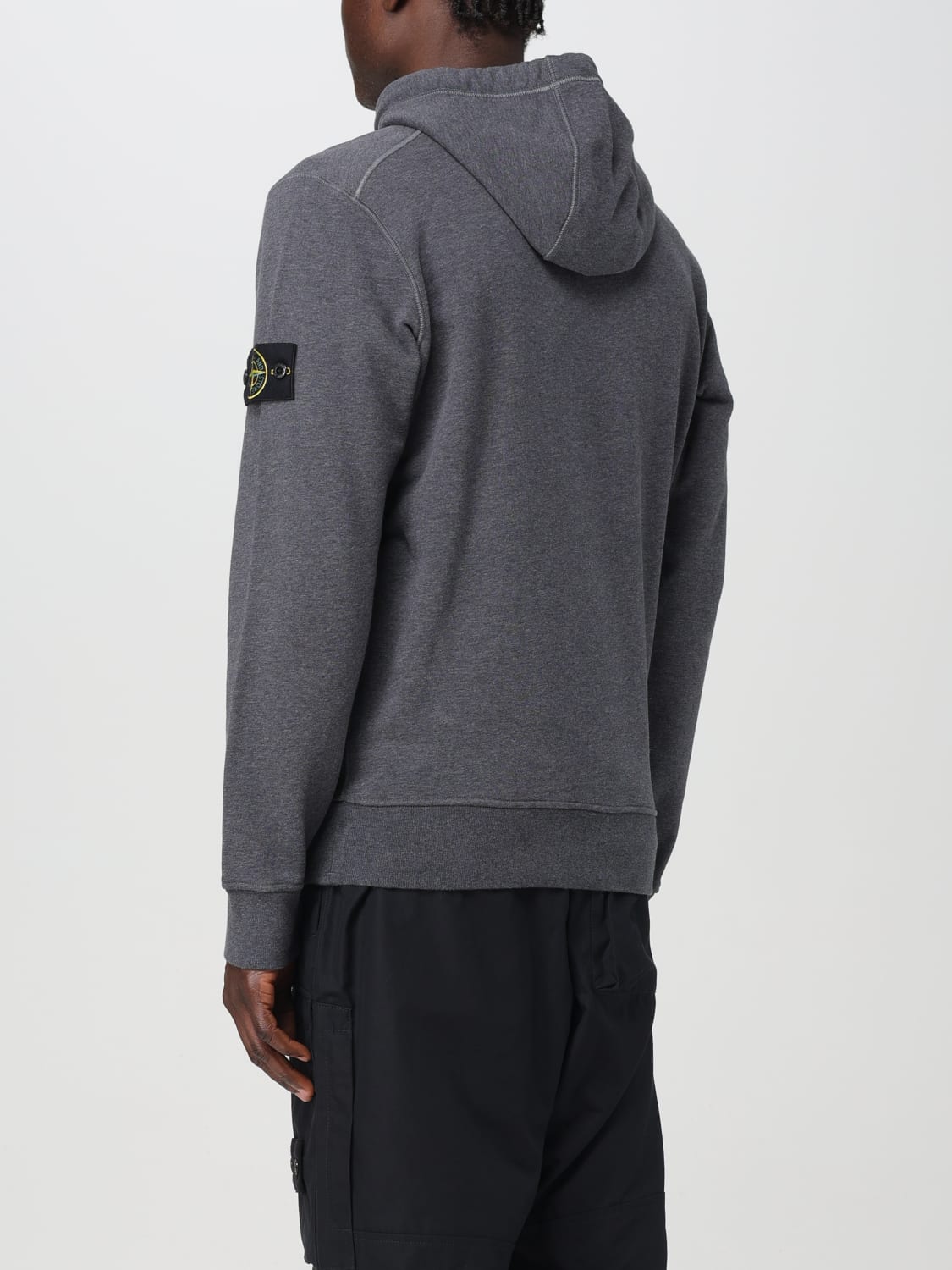 STONE ISLAND SWEATSHIRT: Sweatshirt men Stone Island, Grey - Img 4