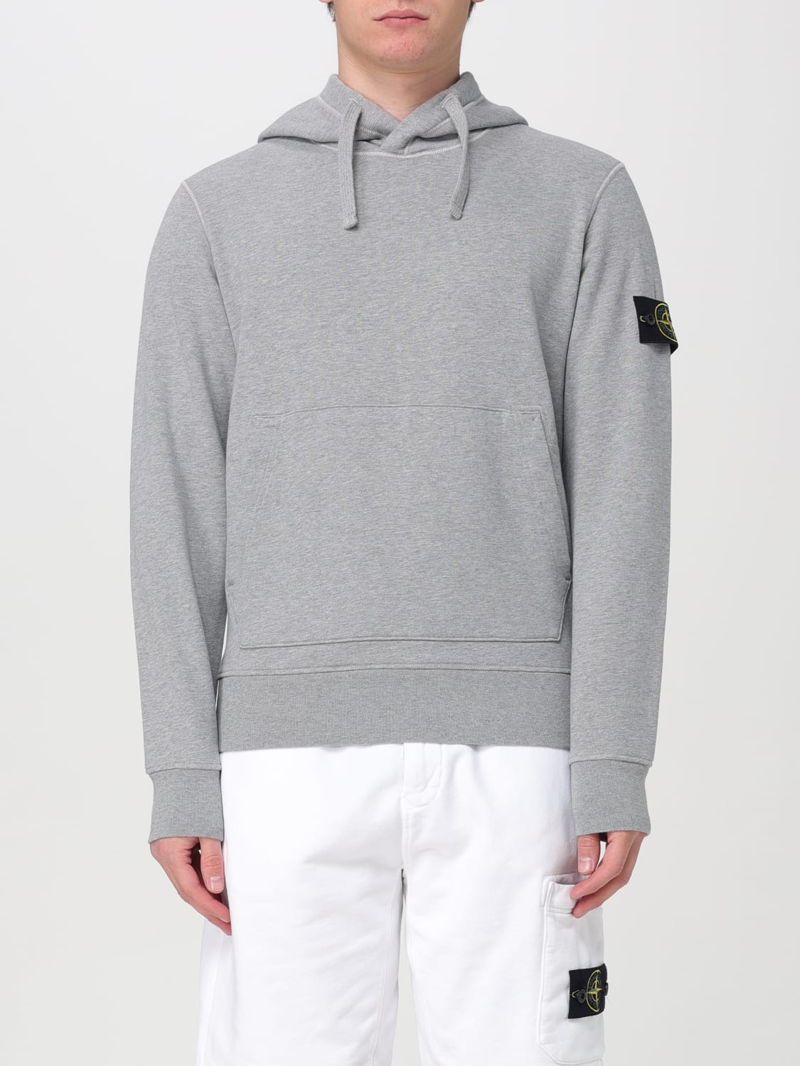 STONE ISLAND SWEATSHIRT: Sweatshirt men Stone Island, Grey 1 - Img 1