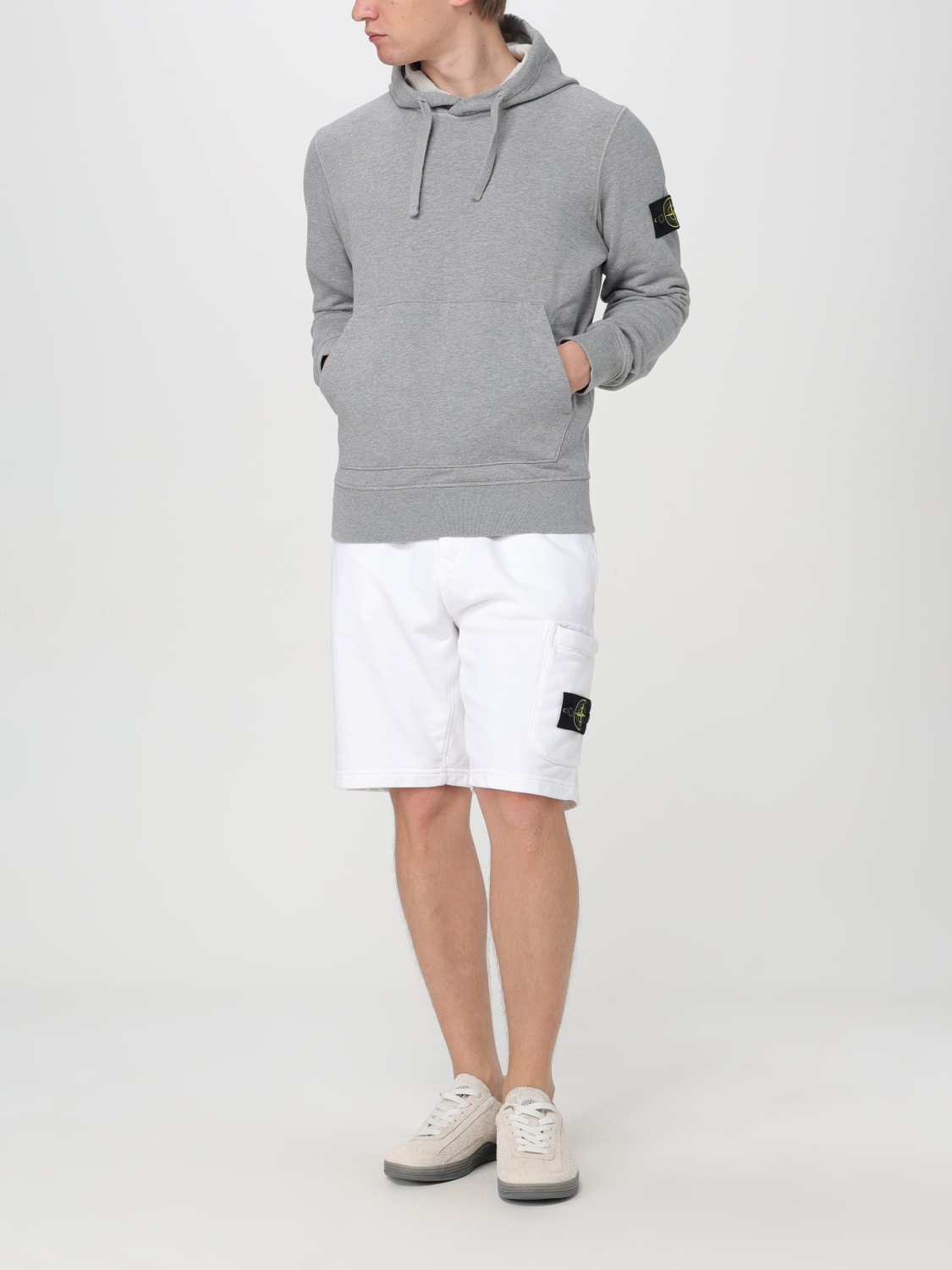 STONE ISLAND SWEATSHIRT: Sweatshirt men Stone Island, Grey 1 - Img 2