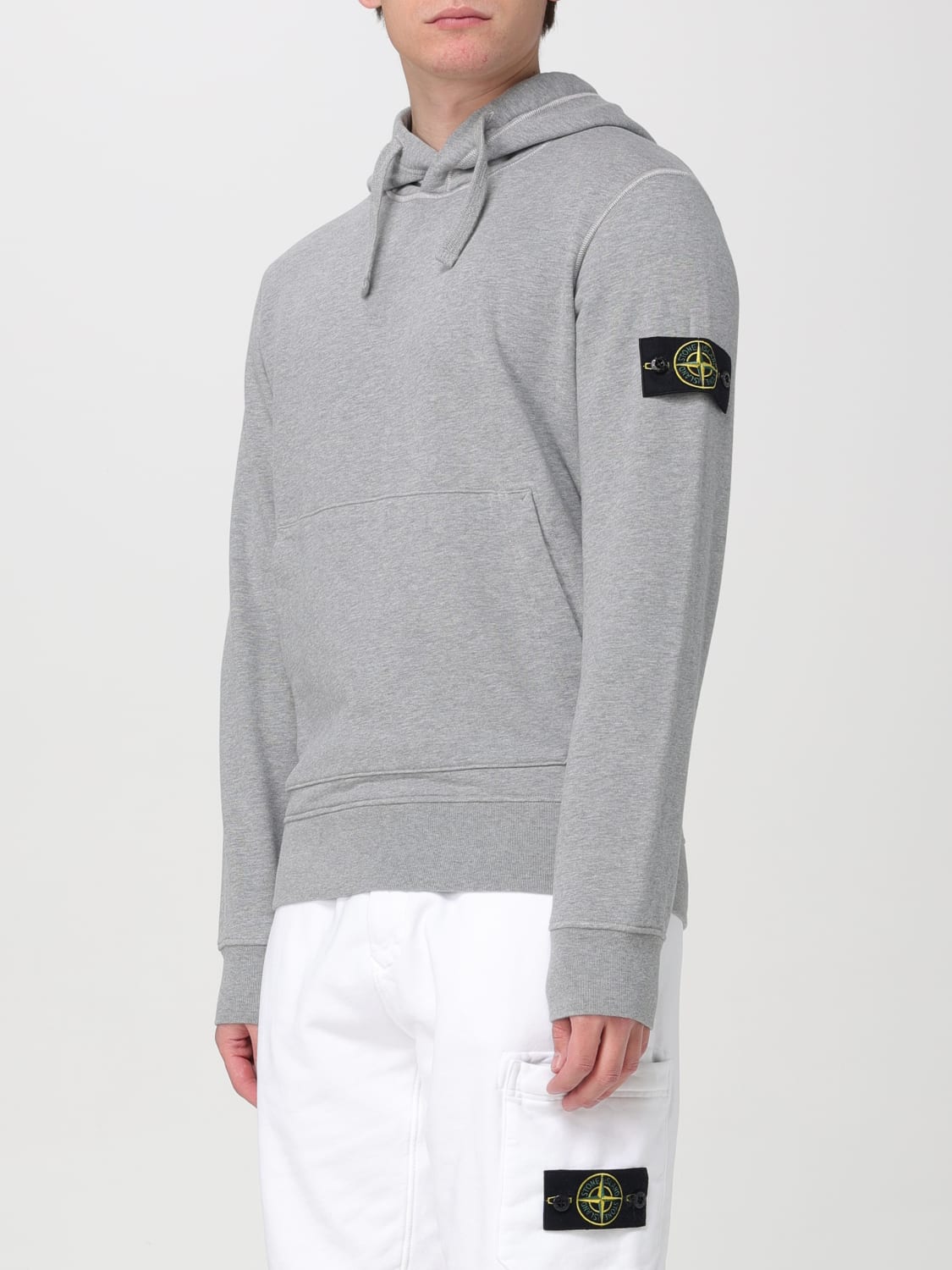 STONE ISLAND SWEATSHIRT: Sweatshirt men Stone Island, Grey 1 - Img 4