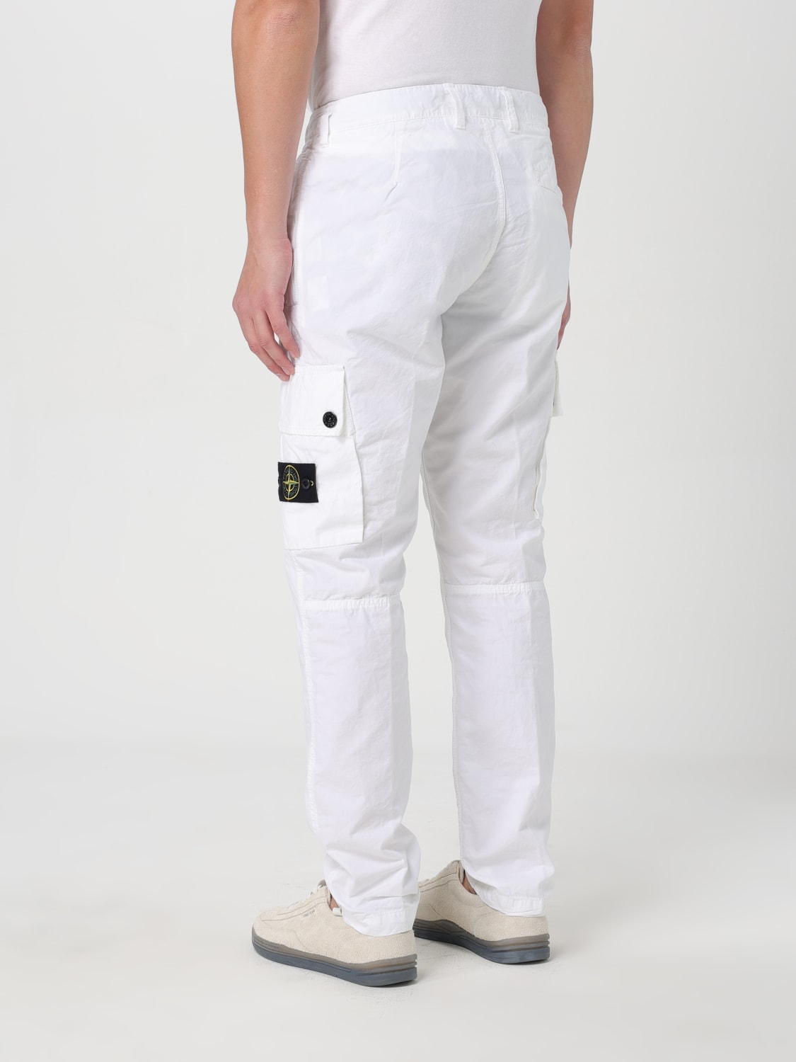 STONE ISLAND HOSE: Hose herren Stone Island, Weiß - Img 3