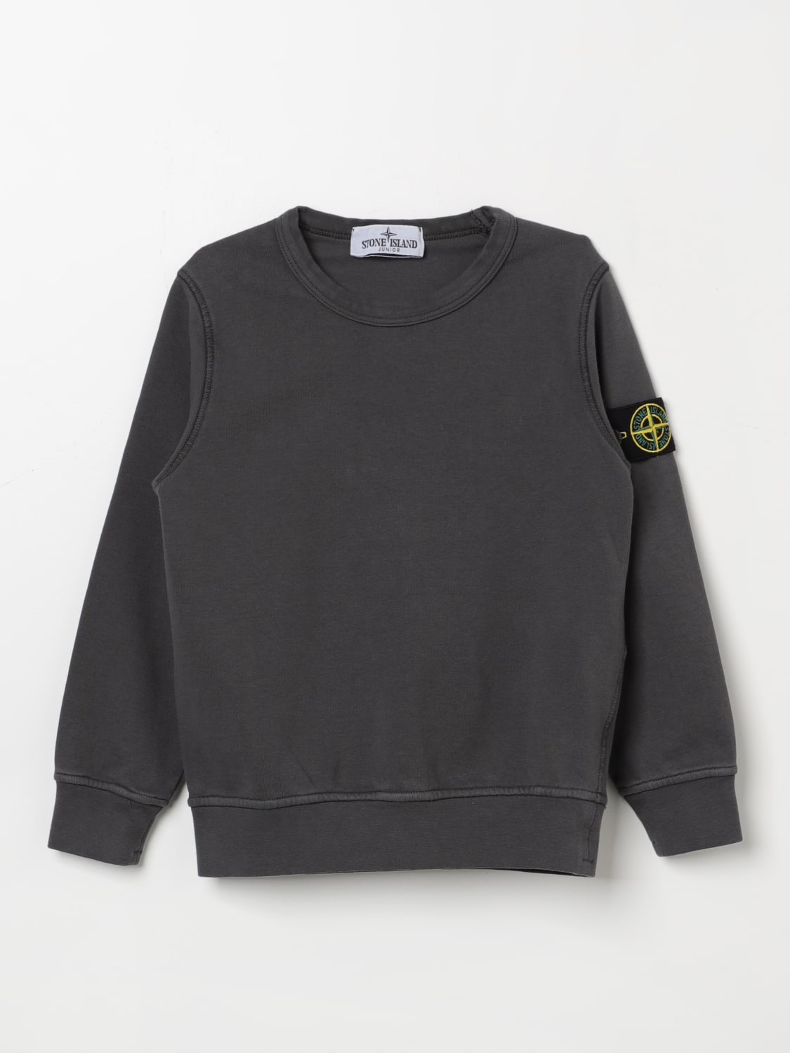 STONE ISLAND JUNIOR Pull enfant Gris Pull Stone Island Junior 61340 en ligne sur GIGLIO.COM