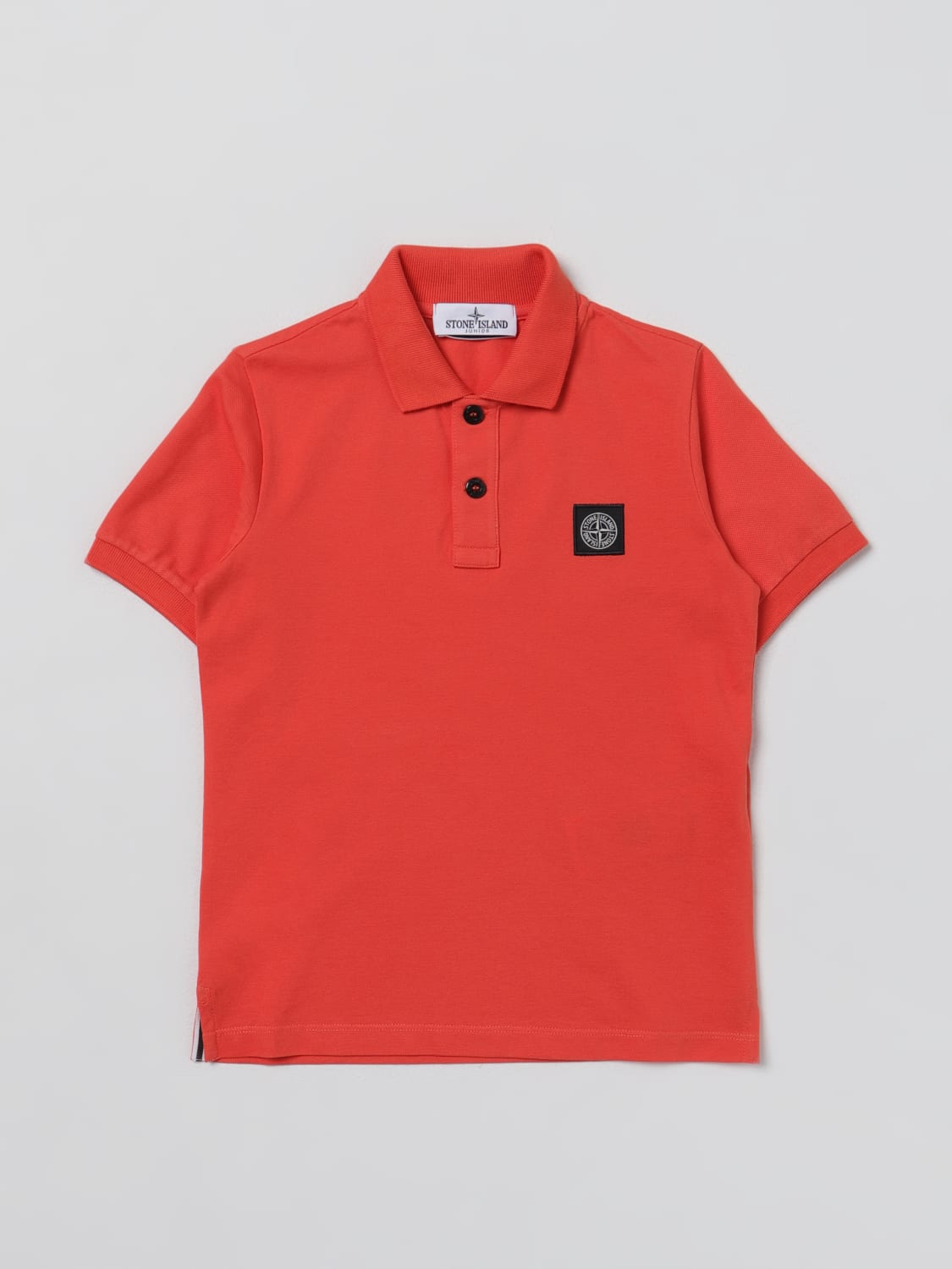 Stone Island Junior Outlet Polo shirt kids Orange Stone Island Junior polo shirt 21448 online at GIGLIO.COM