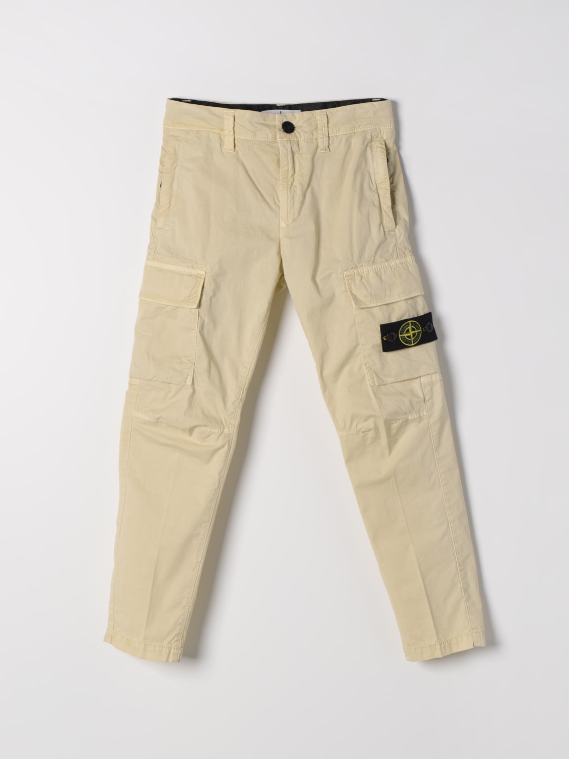 STONE ISLAND JUNIOR Pants kids Beige Stone Island Junior pants 30410 online at GIGLIO.COM