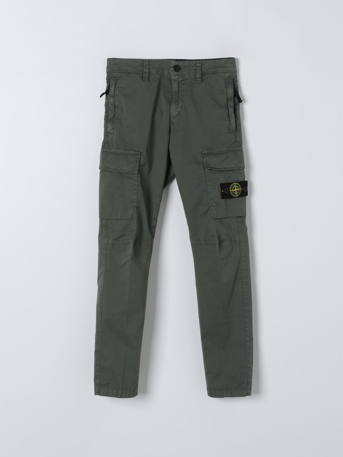 STONE ISLAND JUNIOR Pants kids Olive Stone Island Junior pants 30410 online at GIGLIO.COM
