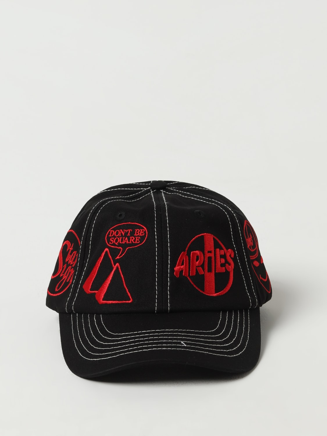 ARIES CHAPEAU: Chapeau homme Aries, Noir - Img 2