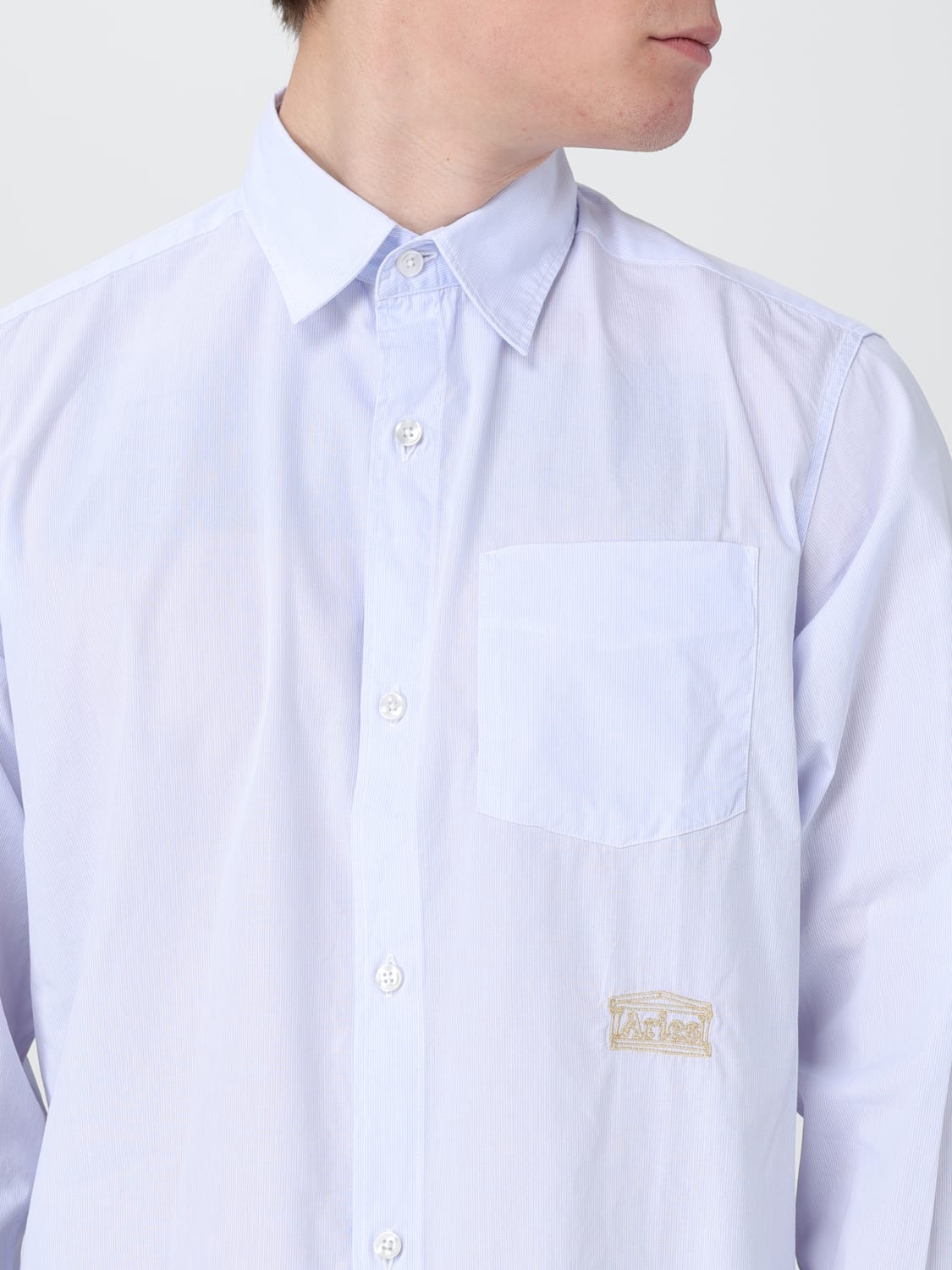 ARIES SHIRT: Shirt men Aries, Gnawed Blue - Img 4