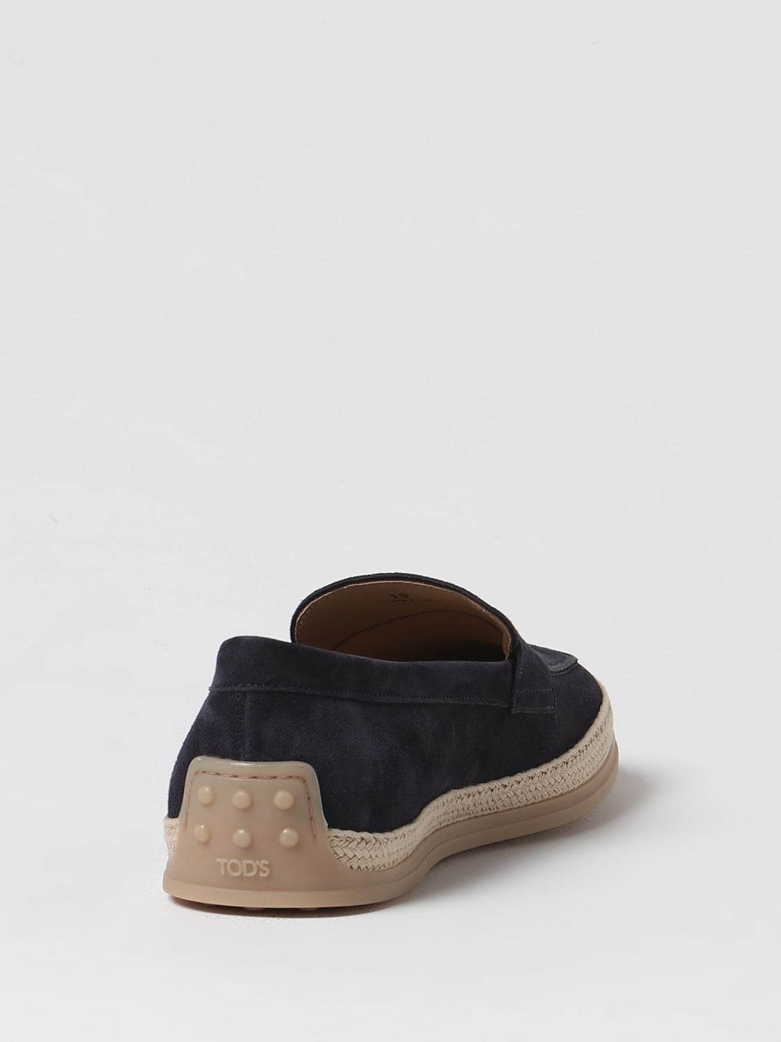 TOD'S MOCASSINI: Mocassino Tod's in camoscio , Blue - Img 3