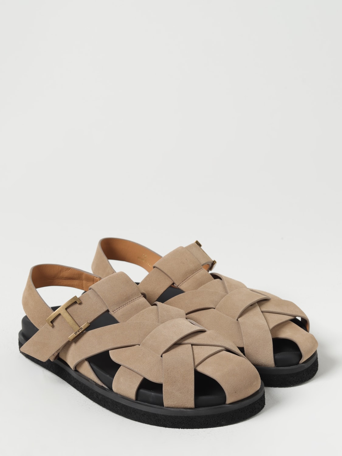 TOD'S FLAT SANDALS: Shoes woman Tod's, Beige - Img 2