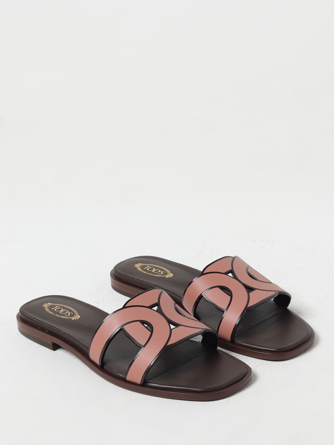 TOD`S｜SLIPPERS (XXW70K0GU70MID 9999) Woman MULTICOLOUR Kate Sandals in Leather