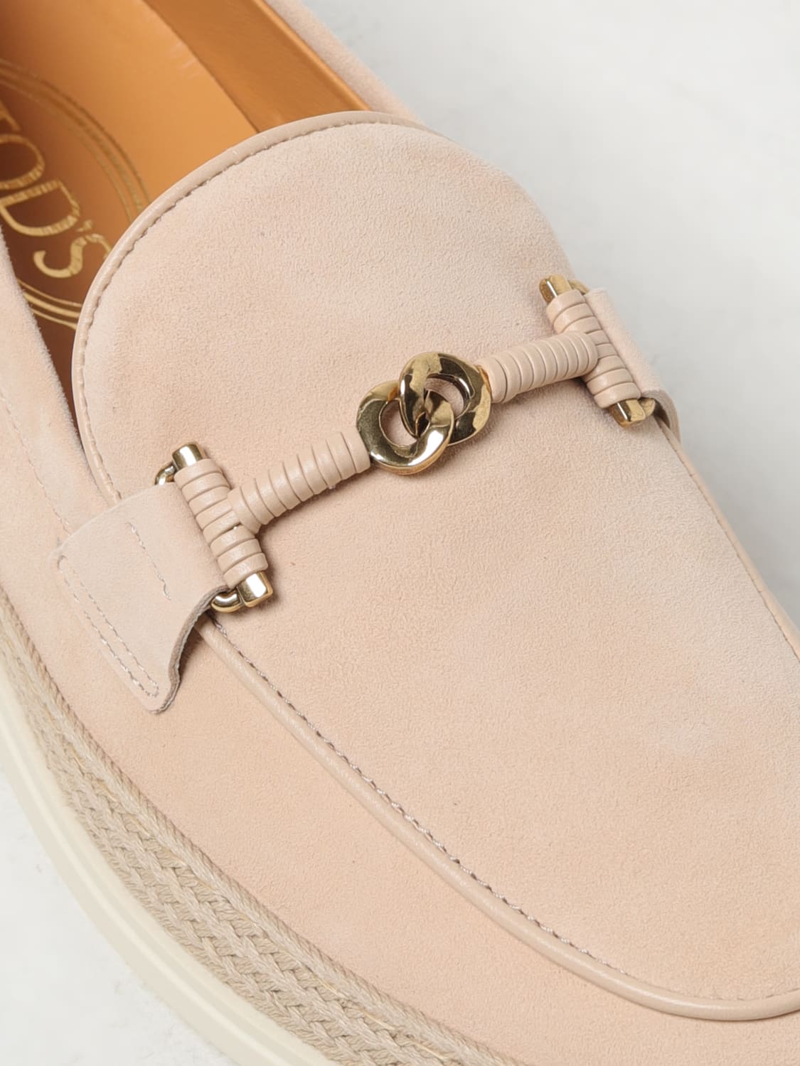 TOD'S: Shoes woman - Beige | Tod's loafers XXW92K0HZ00D8W