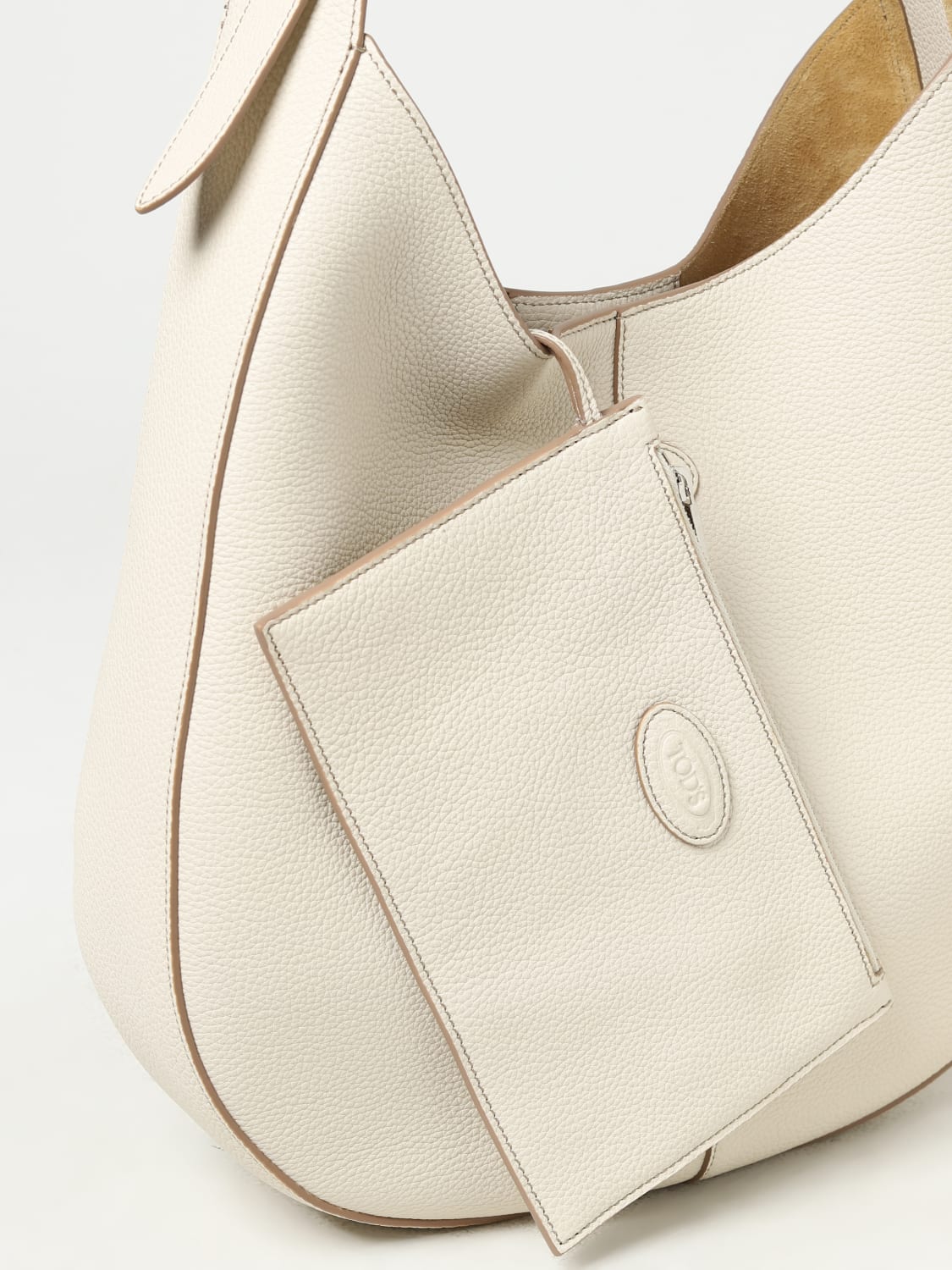 ショルダーバッグ・ポシェット TOD'S Woman Shoulder bag White XBWDBSR9200YAT B015 Tod's Women's Double T Mini Shoulder Bag - White | Coggles