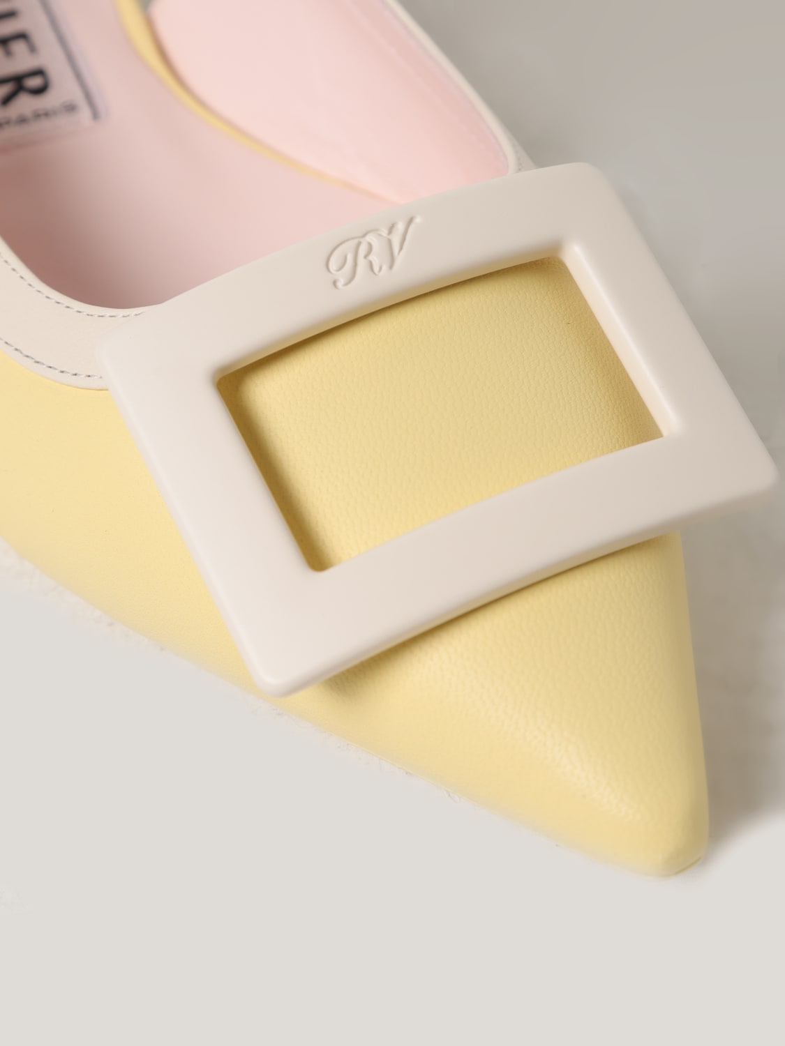 ROGER VIVIER CHAUSSURES BASSES: Chaussures femme Roger Vivier, Jaune - Img 4