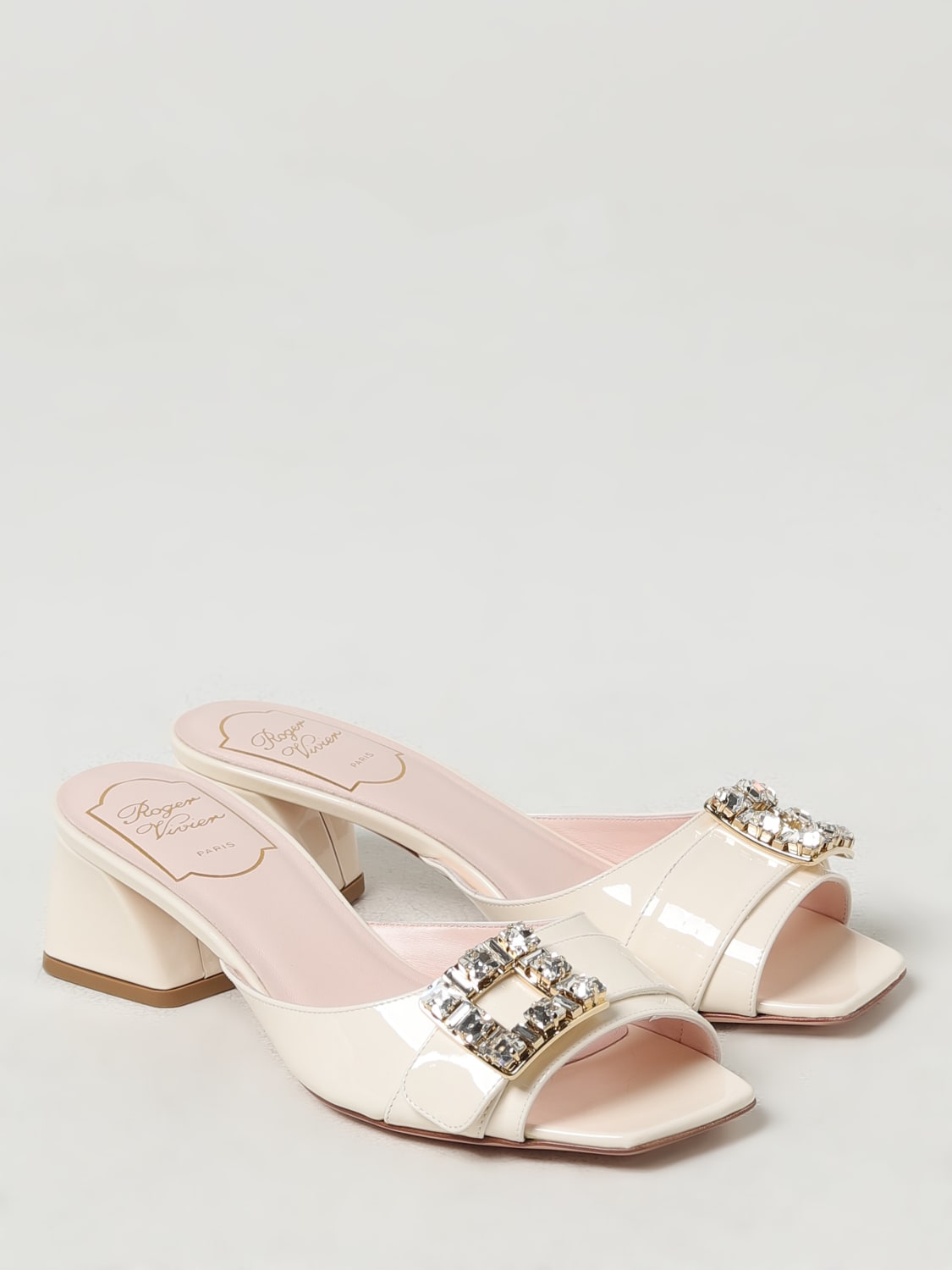 ROGER VIVIER HEELED SANDALS: Shoes woman Roger Vivier, Yellow Cream - Img 2