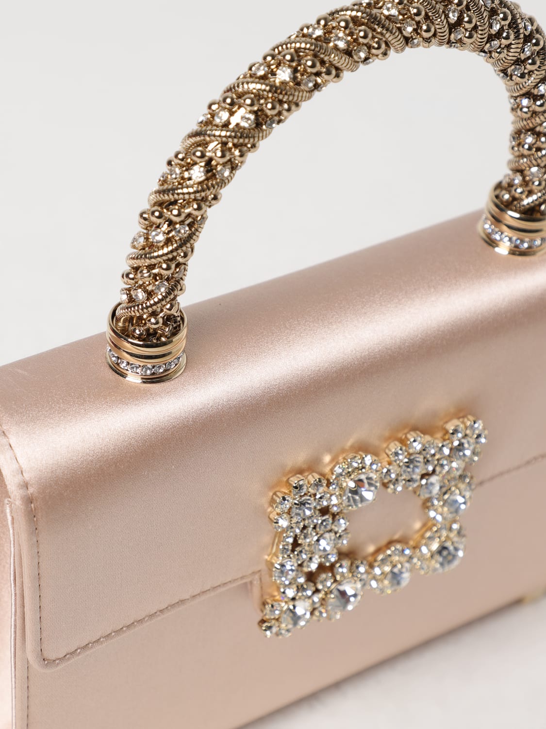 ROGER VIVIER MINI BAG: Shoulder bag woman Roger Vivier, Blush Pink - Img 3